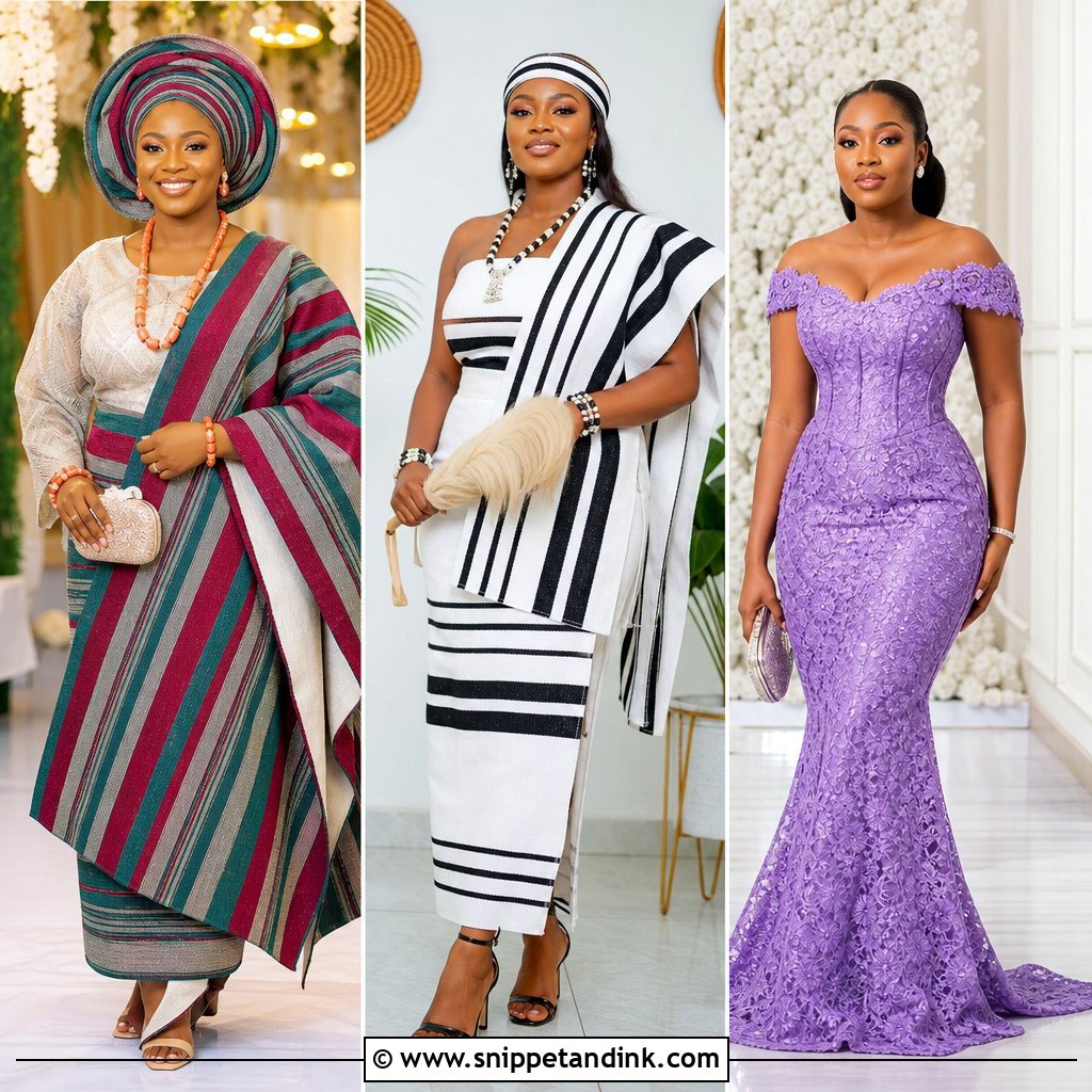 20 Nigerian Wedding Outfits That Bring Effortless Modern Glamour