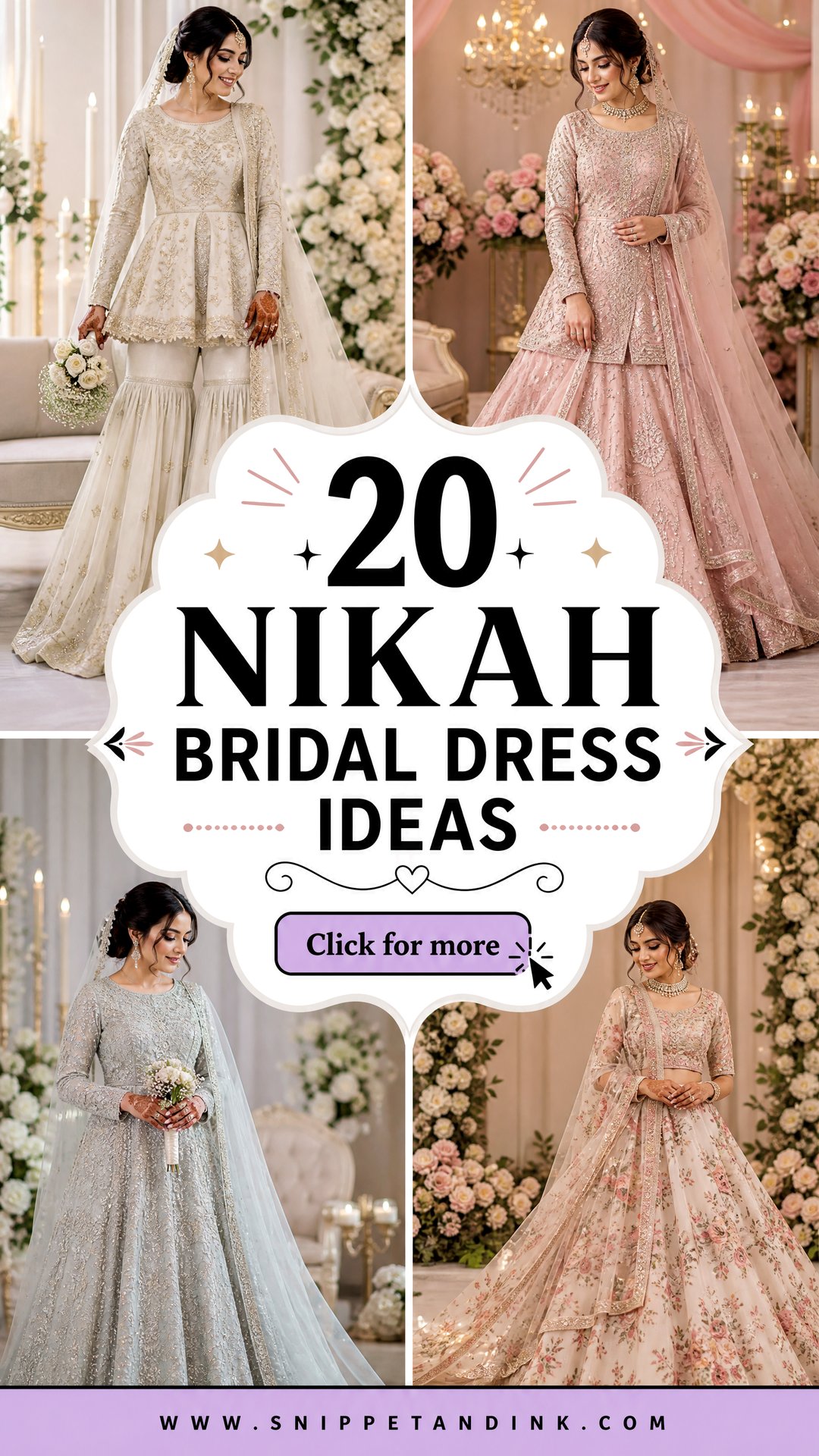 20 Nikah Bridal Dress Ideas for a Graceful Modern Wedding Look - 20 Nikah Bridal Dress Ideas for a Graceful, Modern Wedding Look