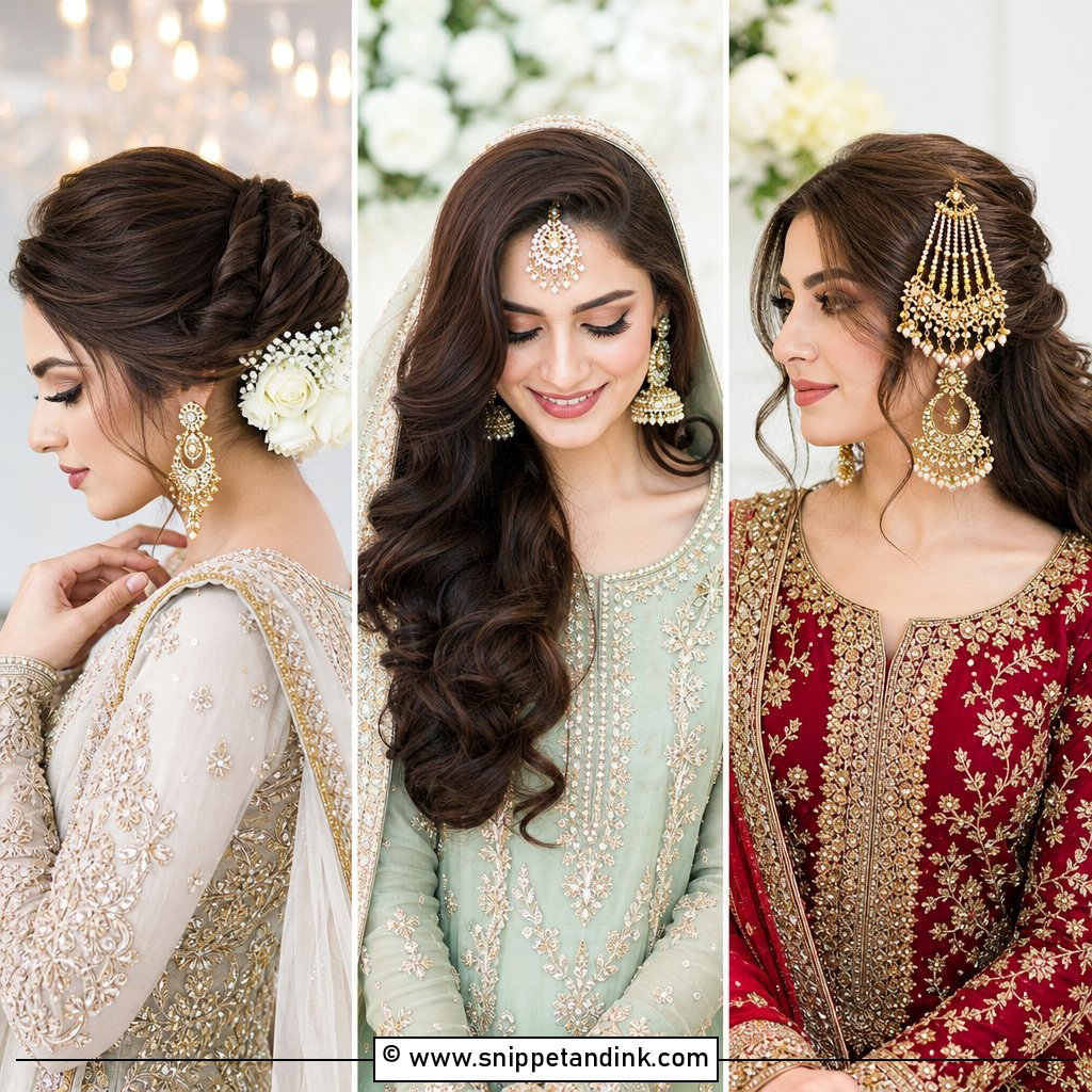 20 Nikah Bridal Hair Hairstyles for a Regal Wedding Look