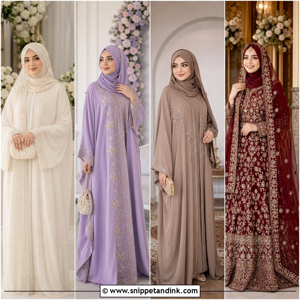 20 Nikah Hijab Style Ideas for a Graceful and Modest Bridal Look