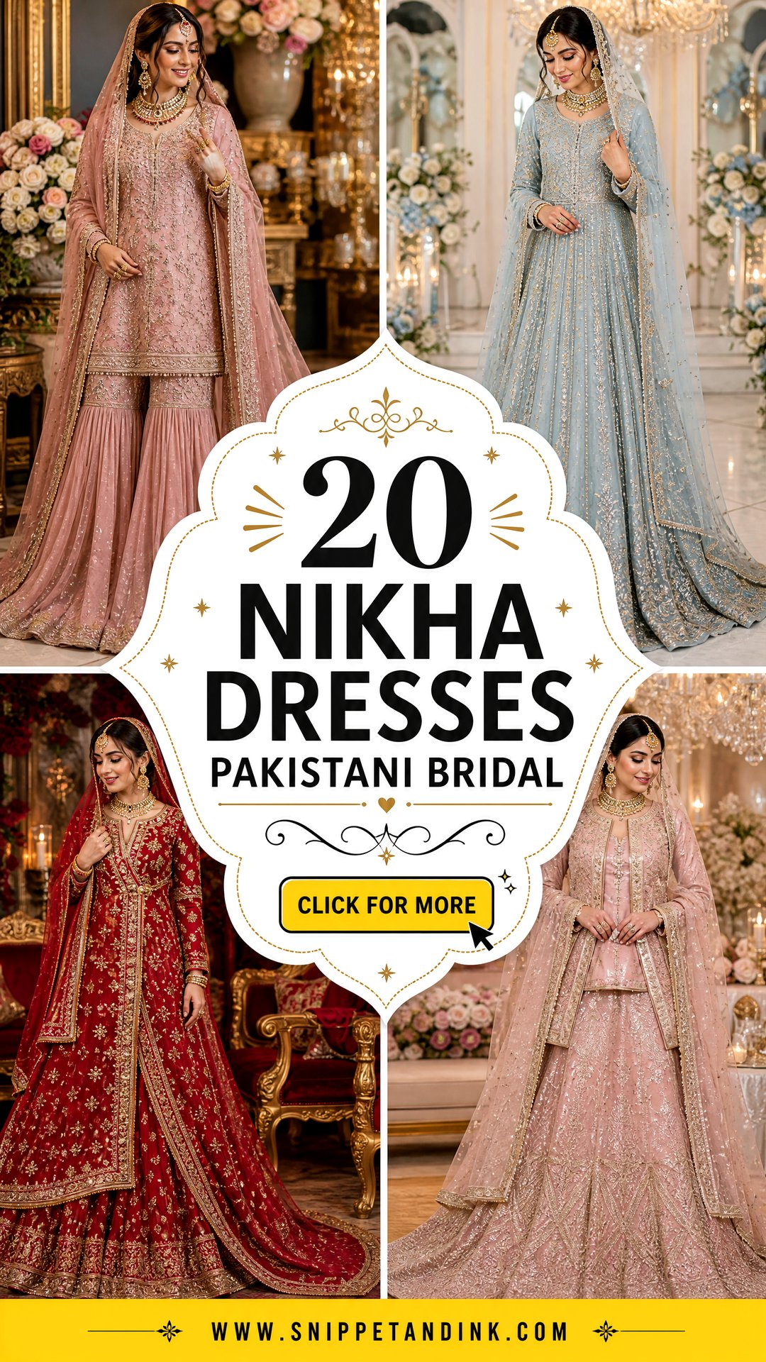 20 Nikha Dresses Pakistani Bridal for a Regal Wedding Look - 20 Nikha Dresses Pakistani Bridal for a Regal Wedding Look