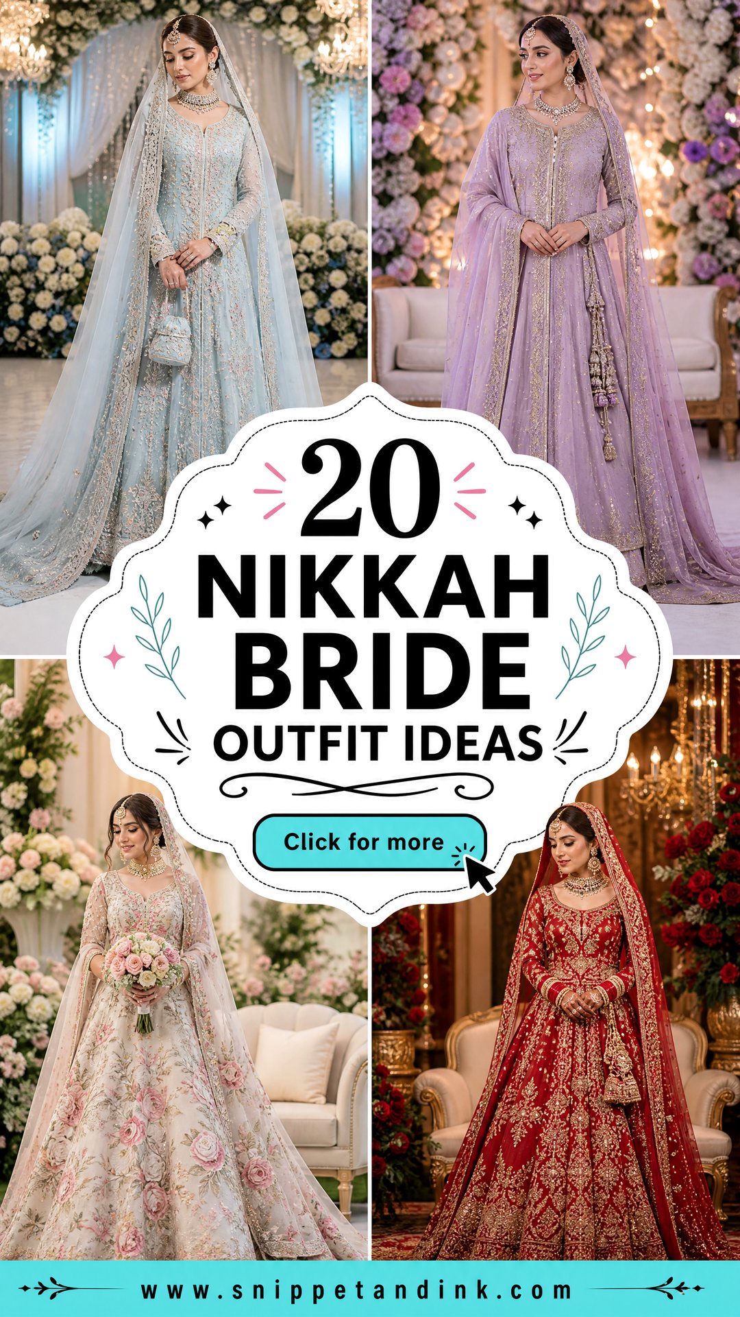 20 Nikkah Bride Outfit Ideas for a Beautiful Modern Ceremony - 20 Nikkah Bride Outfit Ideas for a Beautiful Modern Ceremony