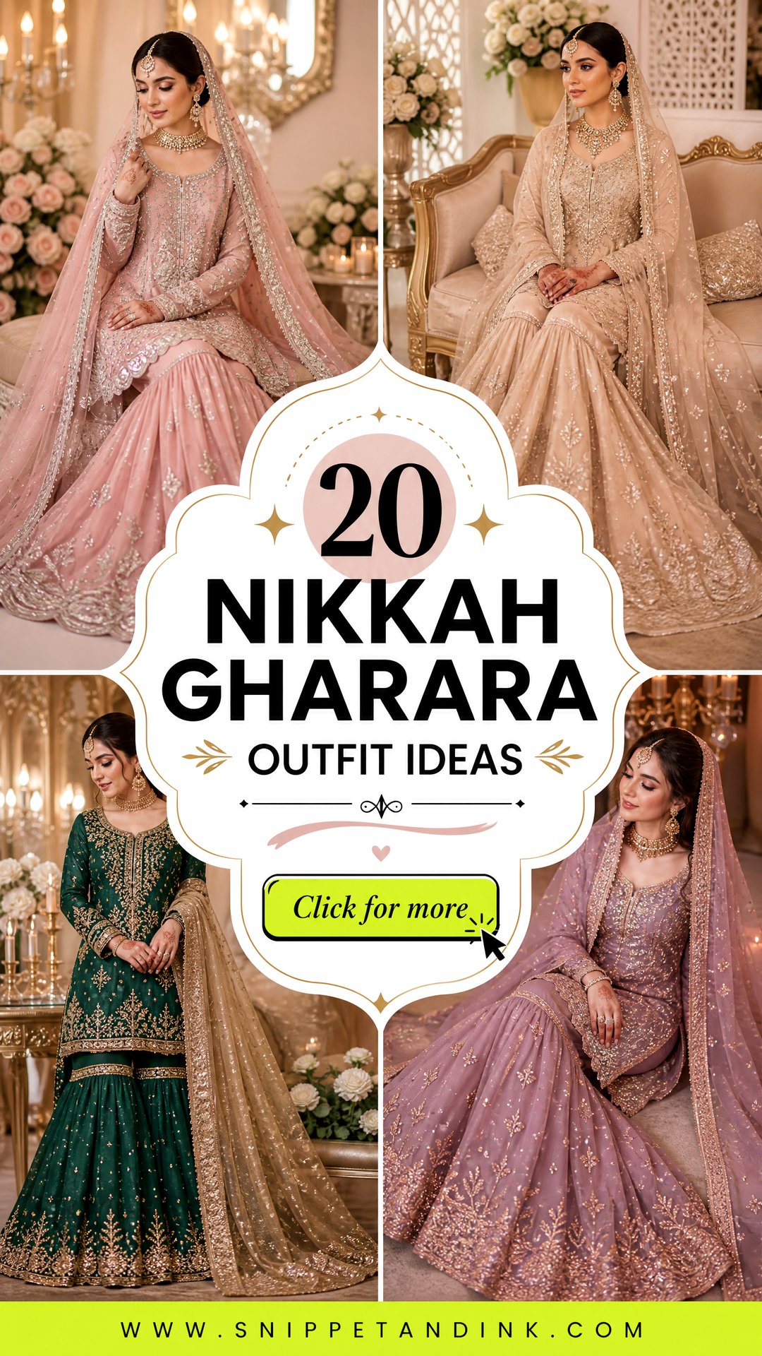 20 Nikkah Gharara Outfit Ideas for a Truly Regal Wedding Look - 20 Nikkah Gharara Outfit Ideas for a Truly Regal Wedding Look