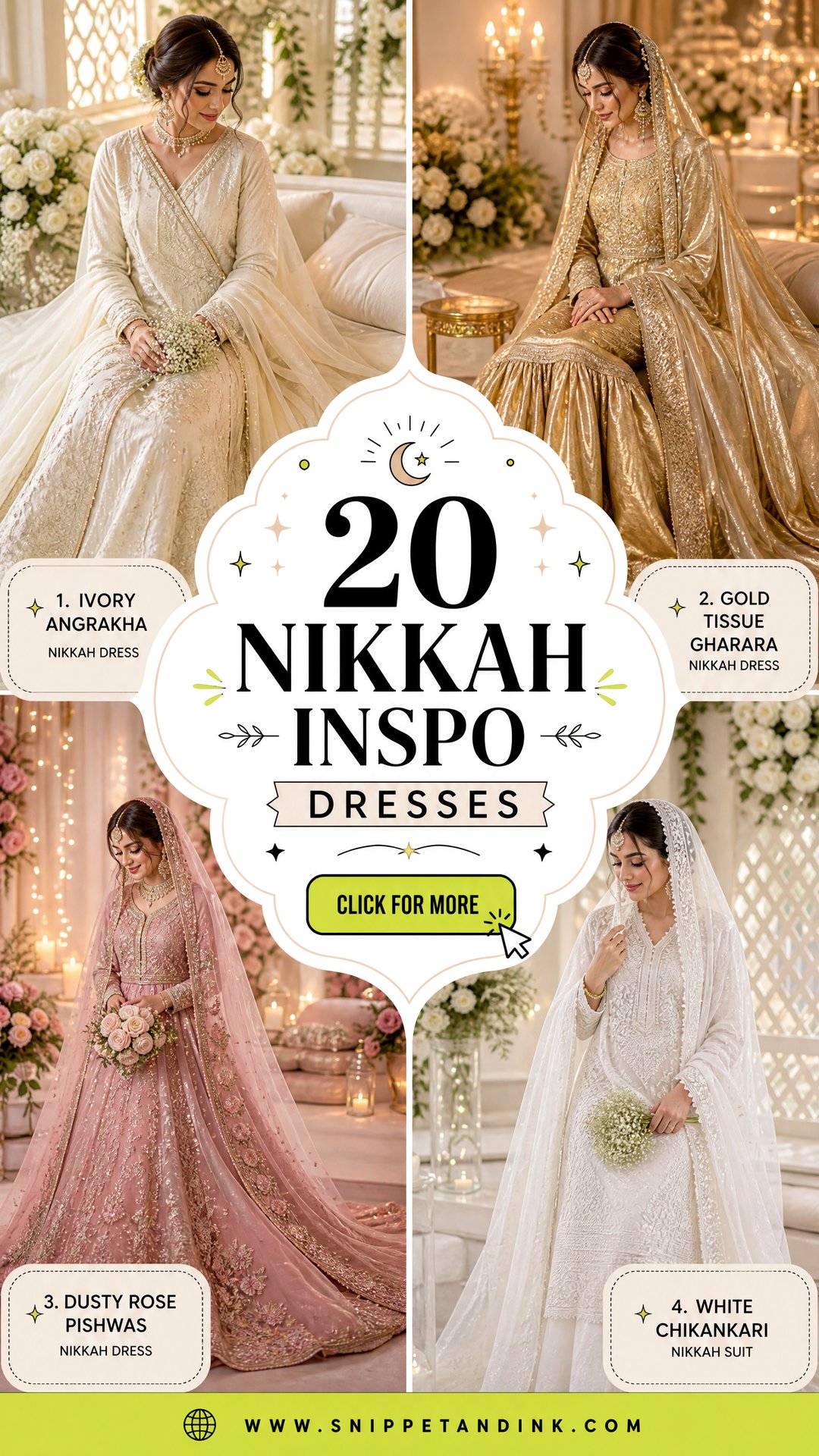 20 Nikkah Inspo Dresses to Inspire Your Dream Bridal Look - 20 Nikkah Inspo Dresses to Inspire Your Dream Bridal Look