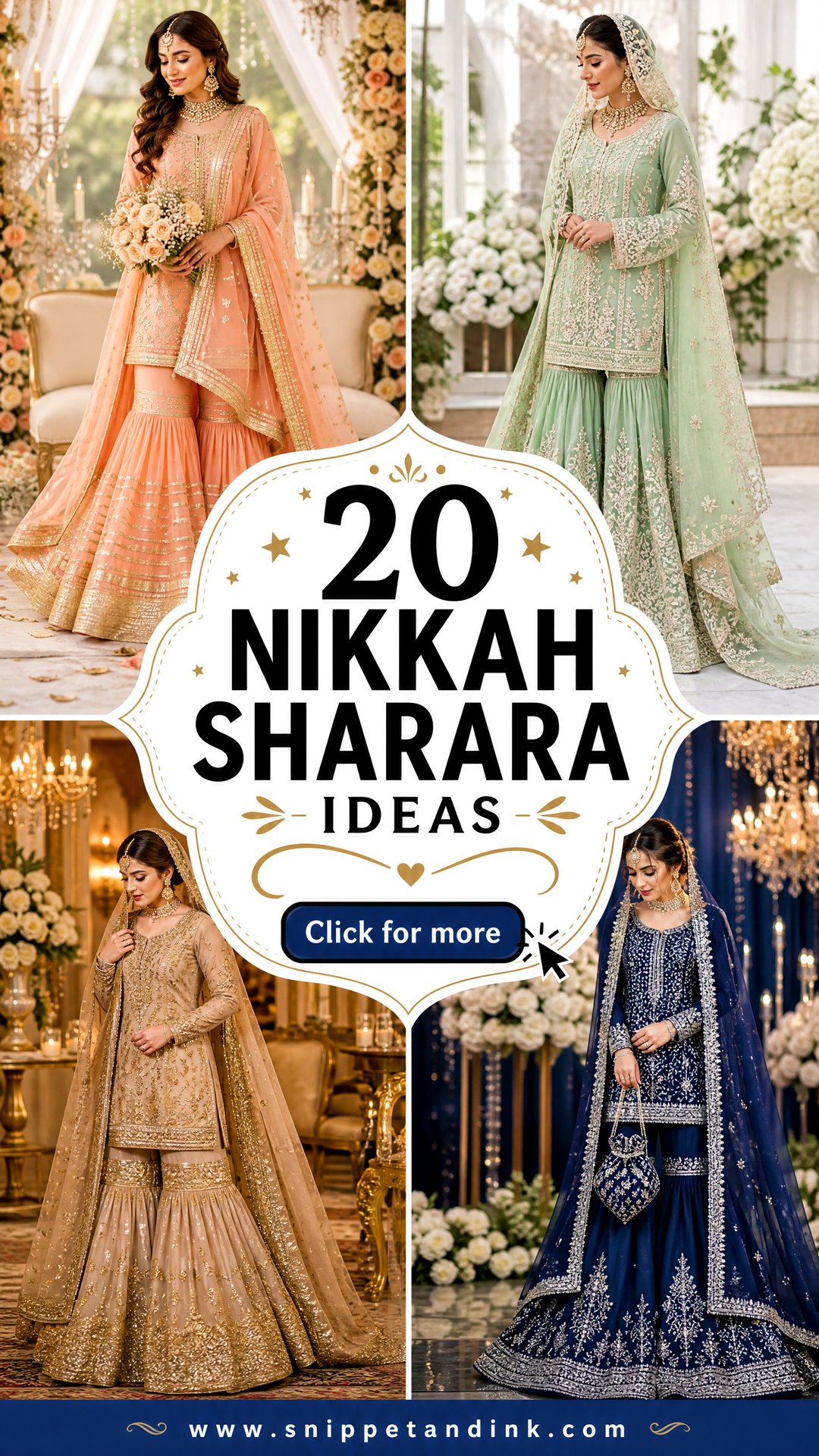 20 Nikkah Sharara Ideas for a Regal and Radiant Bridal Look - 20 Nikkah Sharara Ideas for a Regal and Radiant Bridal Look