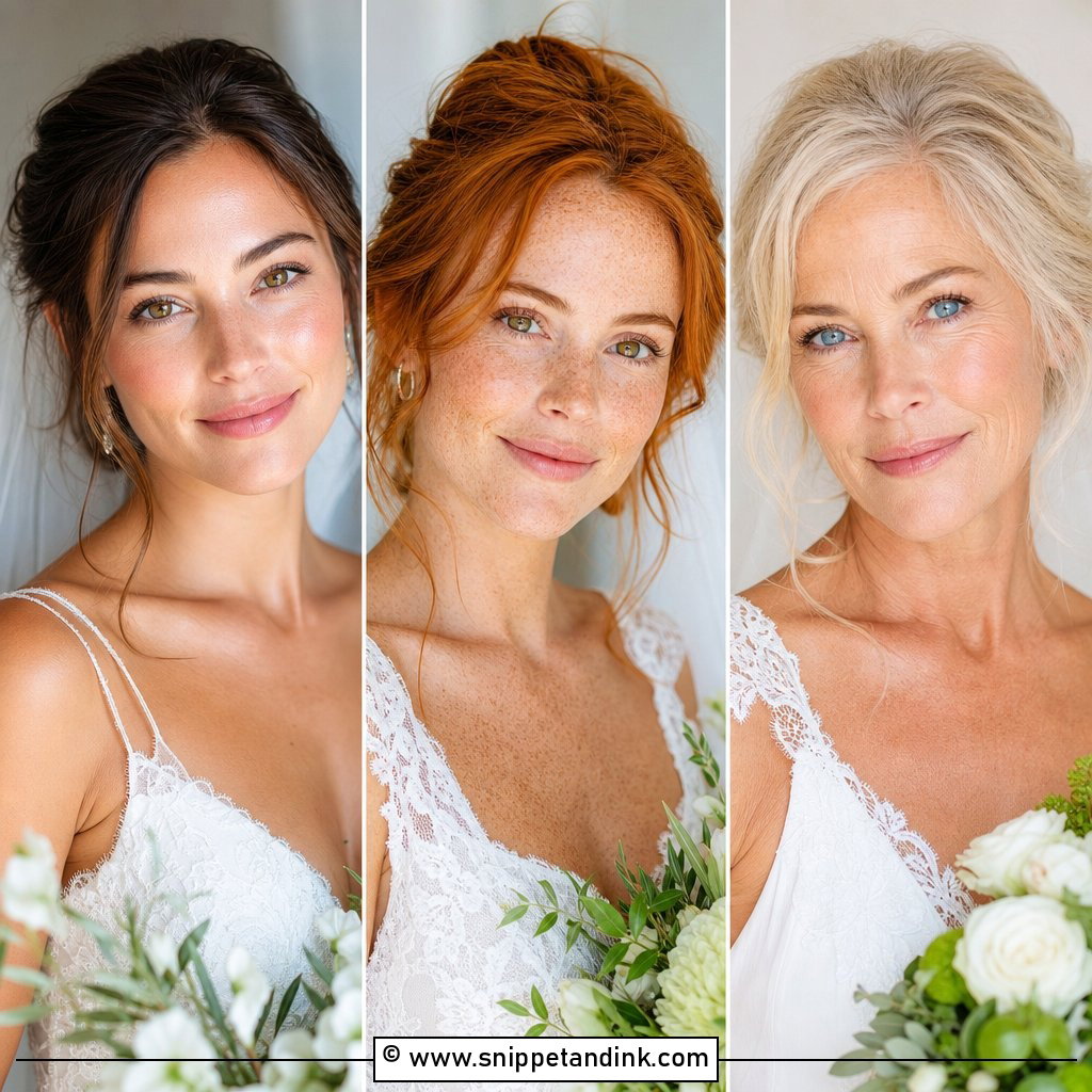 20 No Makeup Bride Ideas for a Soft Natural Glow