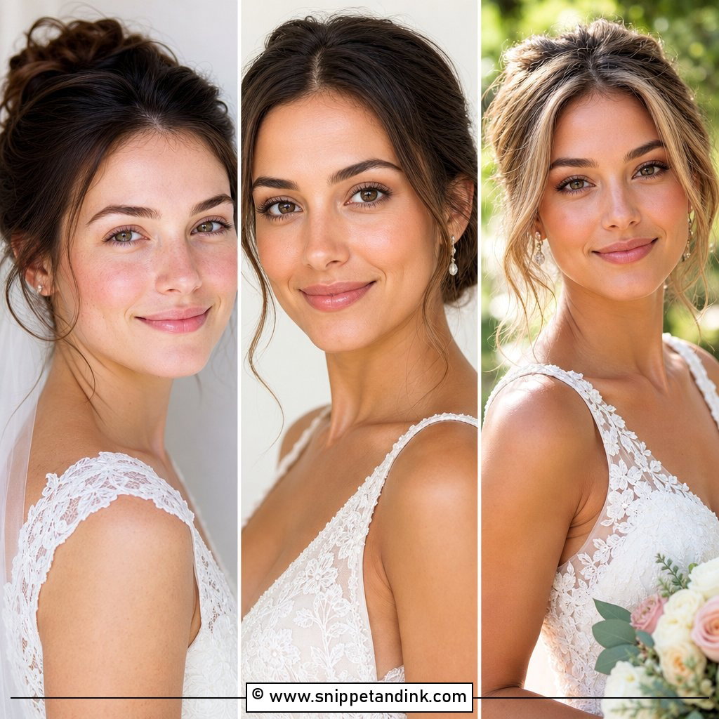 20 No Makeup Look Bride Ideas for Natural Wedding Beauty