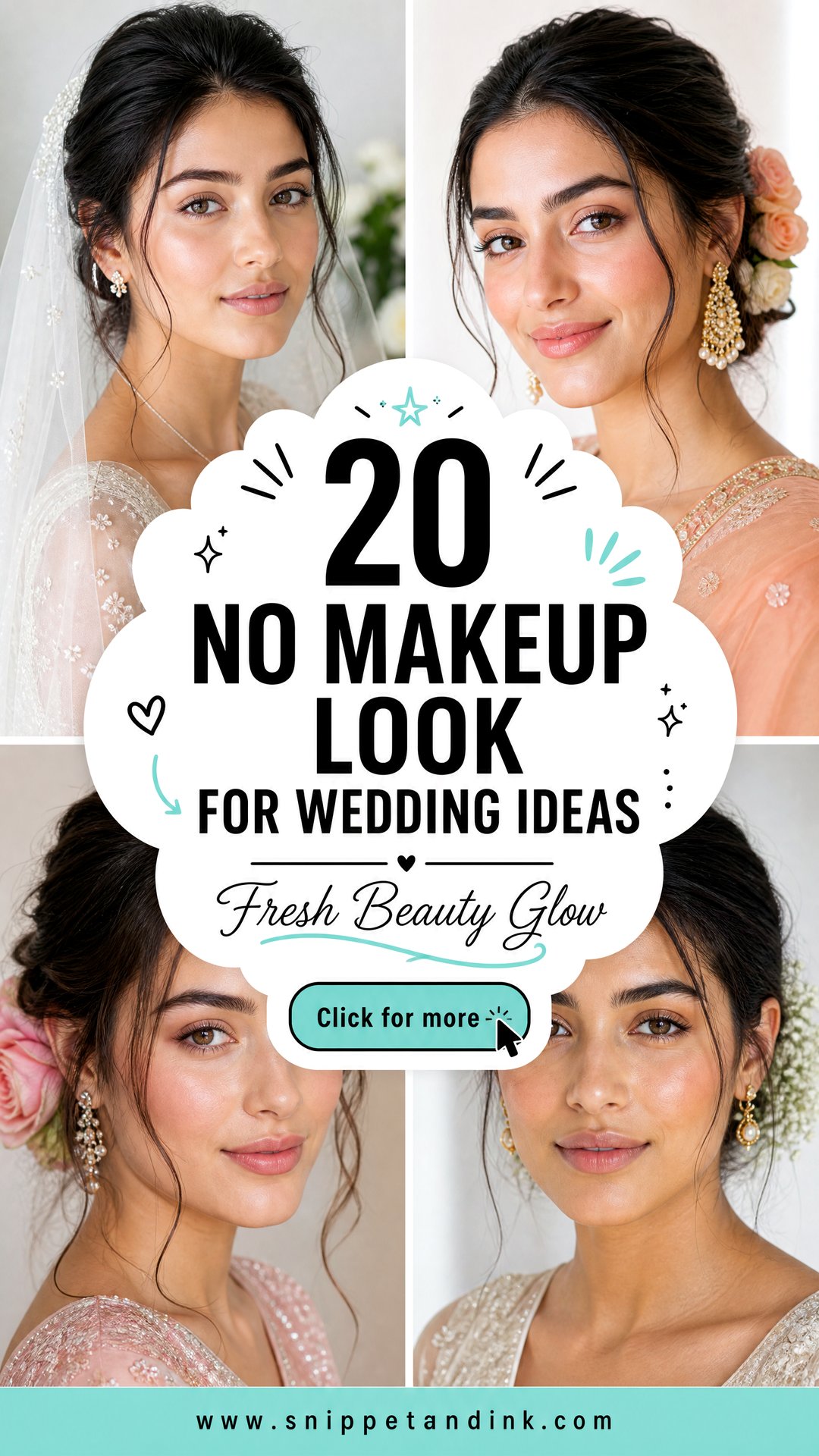 20 No Makeup Look for Wedding Ideas for Fresh Beauty - 20 No Makeup Look for Wedding Ideas for Fresh Beauty