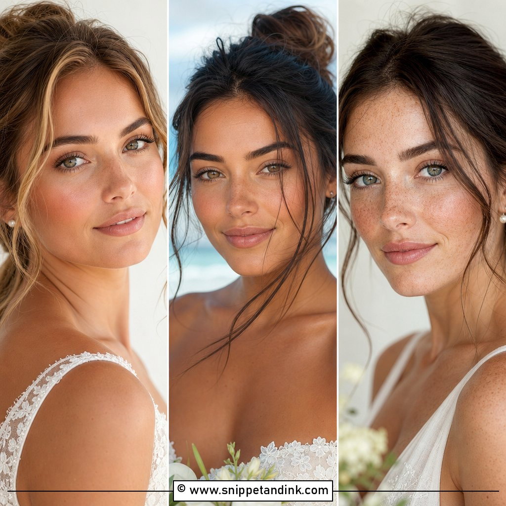 20 No Makeup Wedding Ideas for a Naturally Radiant Day