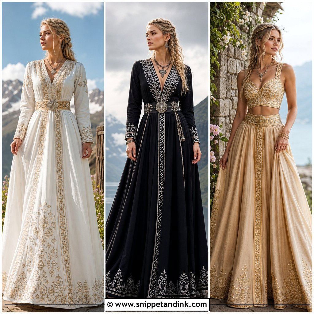 20 Norse Wedding Dress Ideas for Epic Viking-Inspired Brides