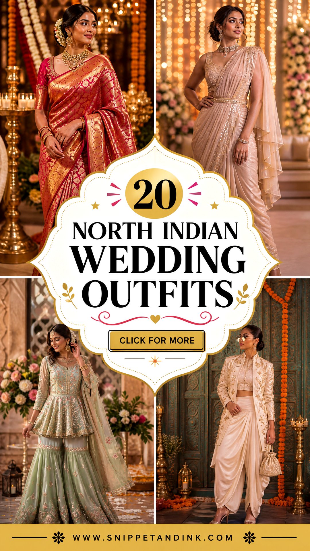 20 North Indian Wedding Outfits for Vibrant 2026 Celebrations - 20 North Indian Wedding Outfits for Vibrant 2026 Celebrations