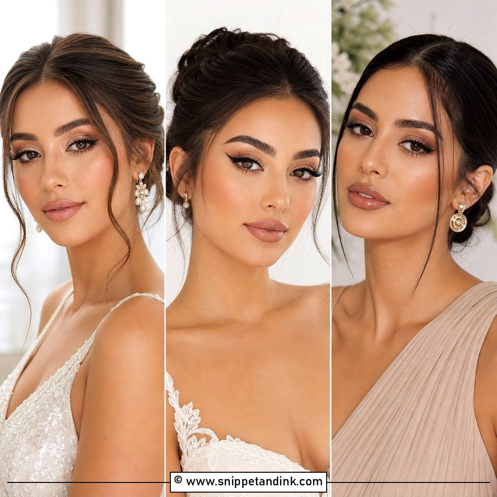 20 Nude Make Up Looks for Wedding Natural Bridal Glam