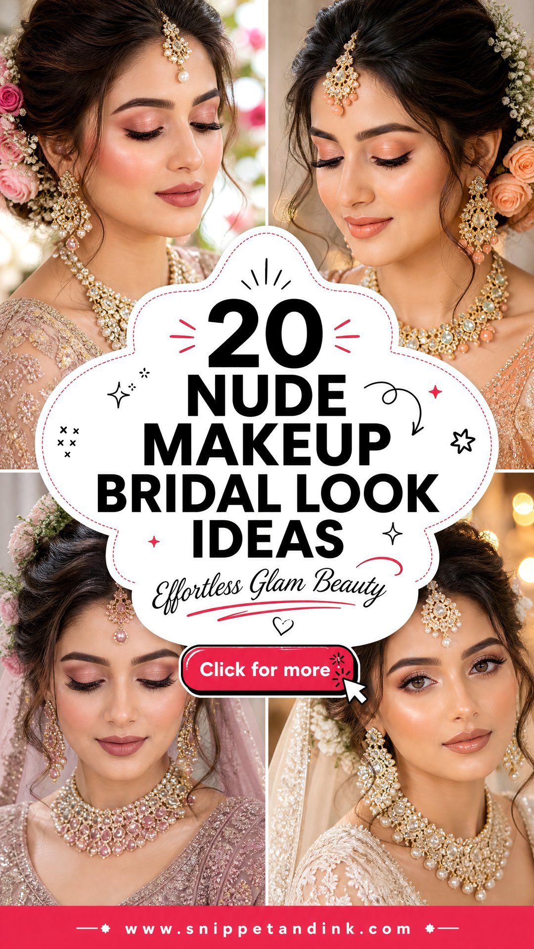 20 Nude Makeup Bridal Look Ideas for Effortless Glam - 20 Nude Makeup Bridal Look Ideas for Effortless Glam