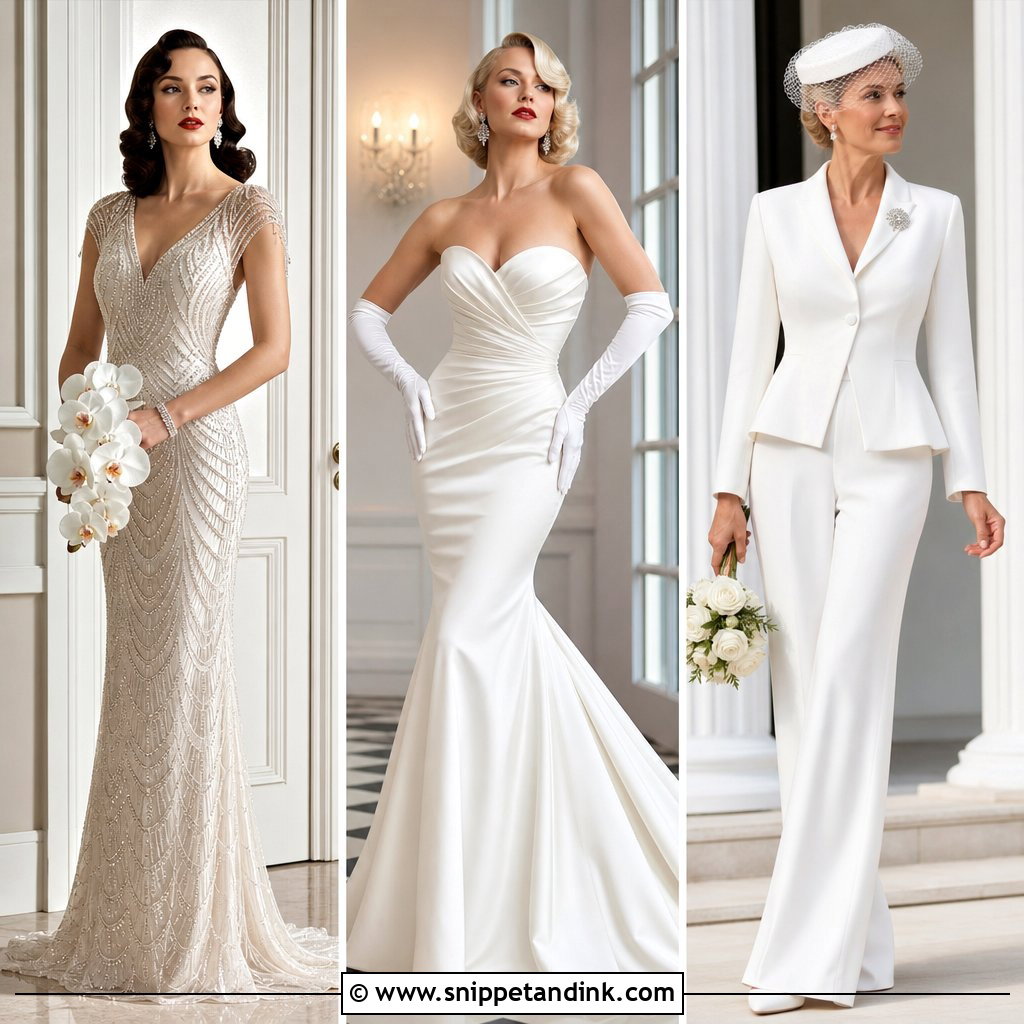 20 Old Hollywood Bride Ideas: Glamorous Looks for Modern Brides