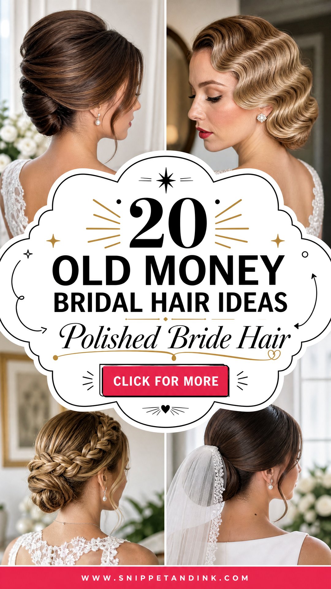 20 Old Money Bridal Hair Ideas for a Polished Bride - 20 Old Money Bridal Hair Ideas for a Polished Bride