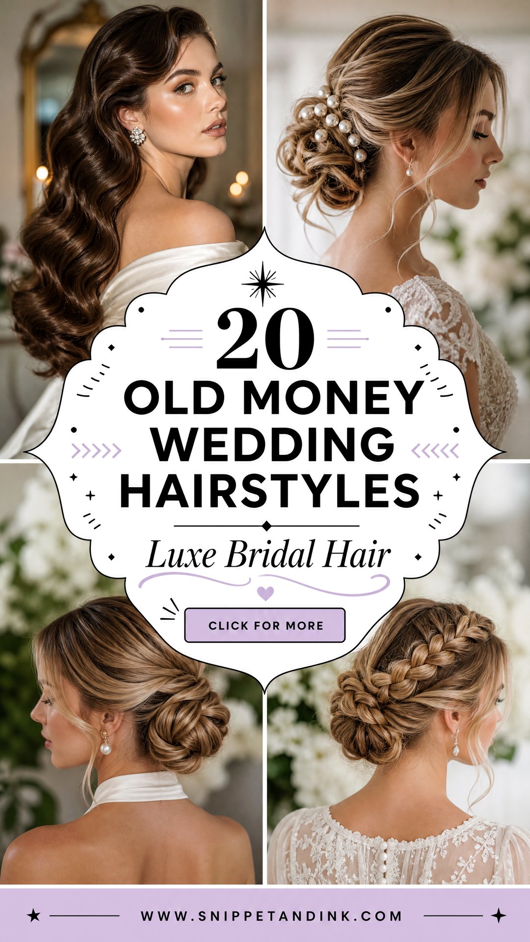 20 Old Money Wedding Hairstyles for a Luxe Bridal Look - 20 Old Money Wedding Hairstyles for a Luxe Bridal Look