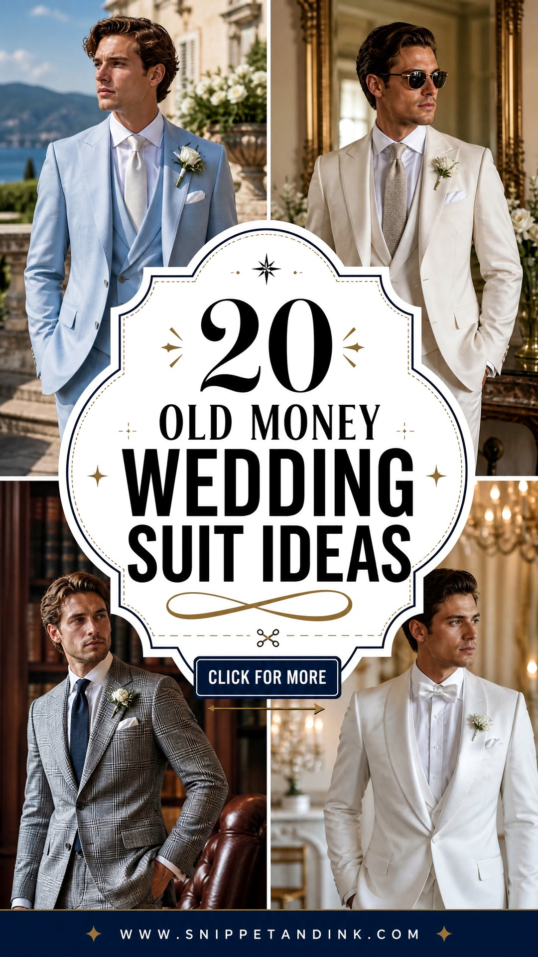 20 Old Money Wedding Suit Ideas Refined Looks for Grooms - 20 Old Money Wedding Suit Ideas: Refined Looks for Grooms