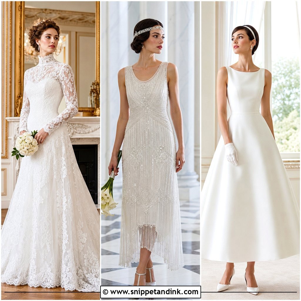 20 Old School Wedding Dress Ideas: Vintage Bridal Style