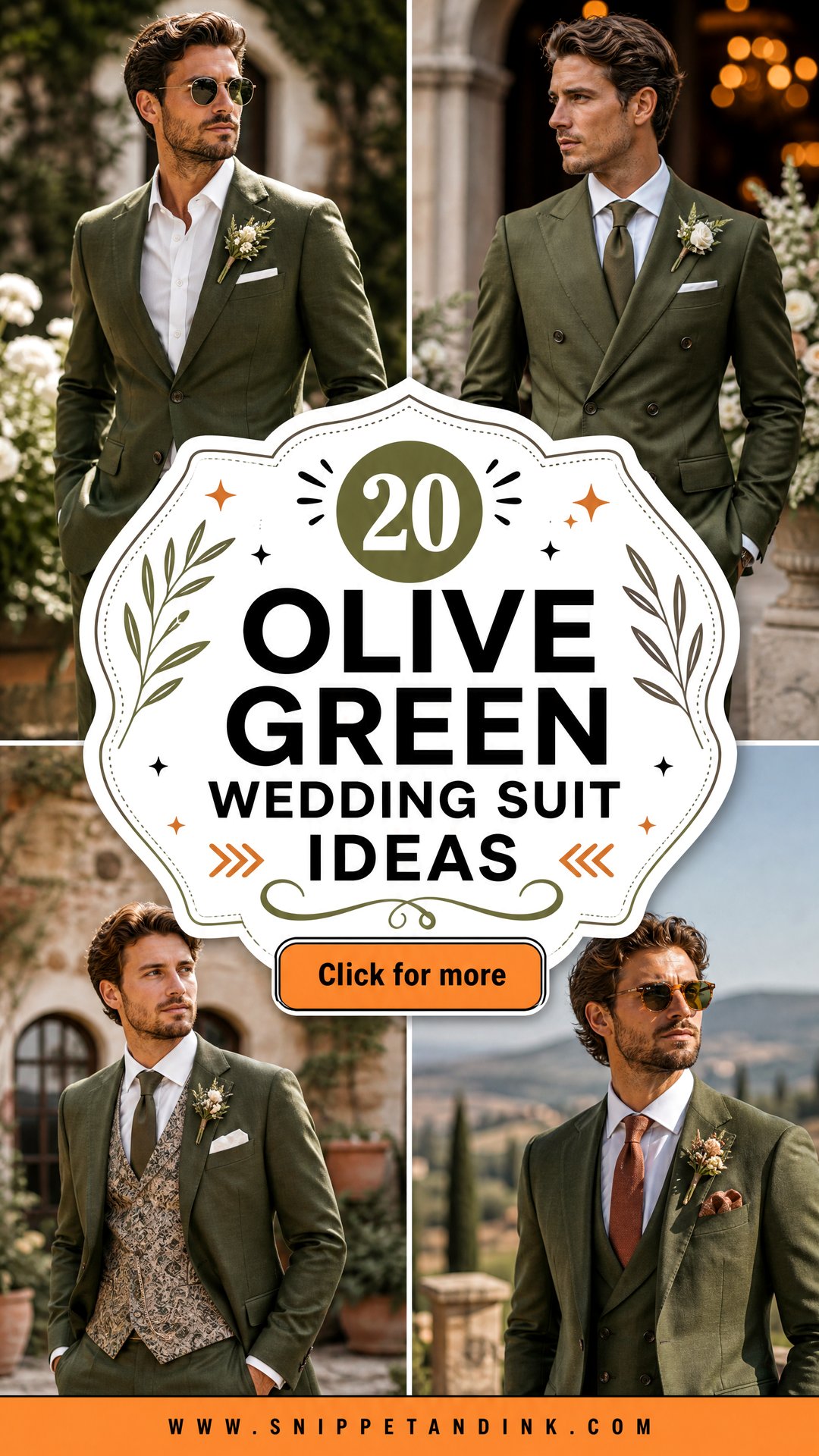 20 Olive Green Wedding Suit Ideas Sophisticated Groom Style - 20 Olive Green Wedding Suit Ideas: Sophisticated Groom Style
