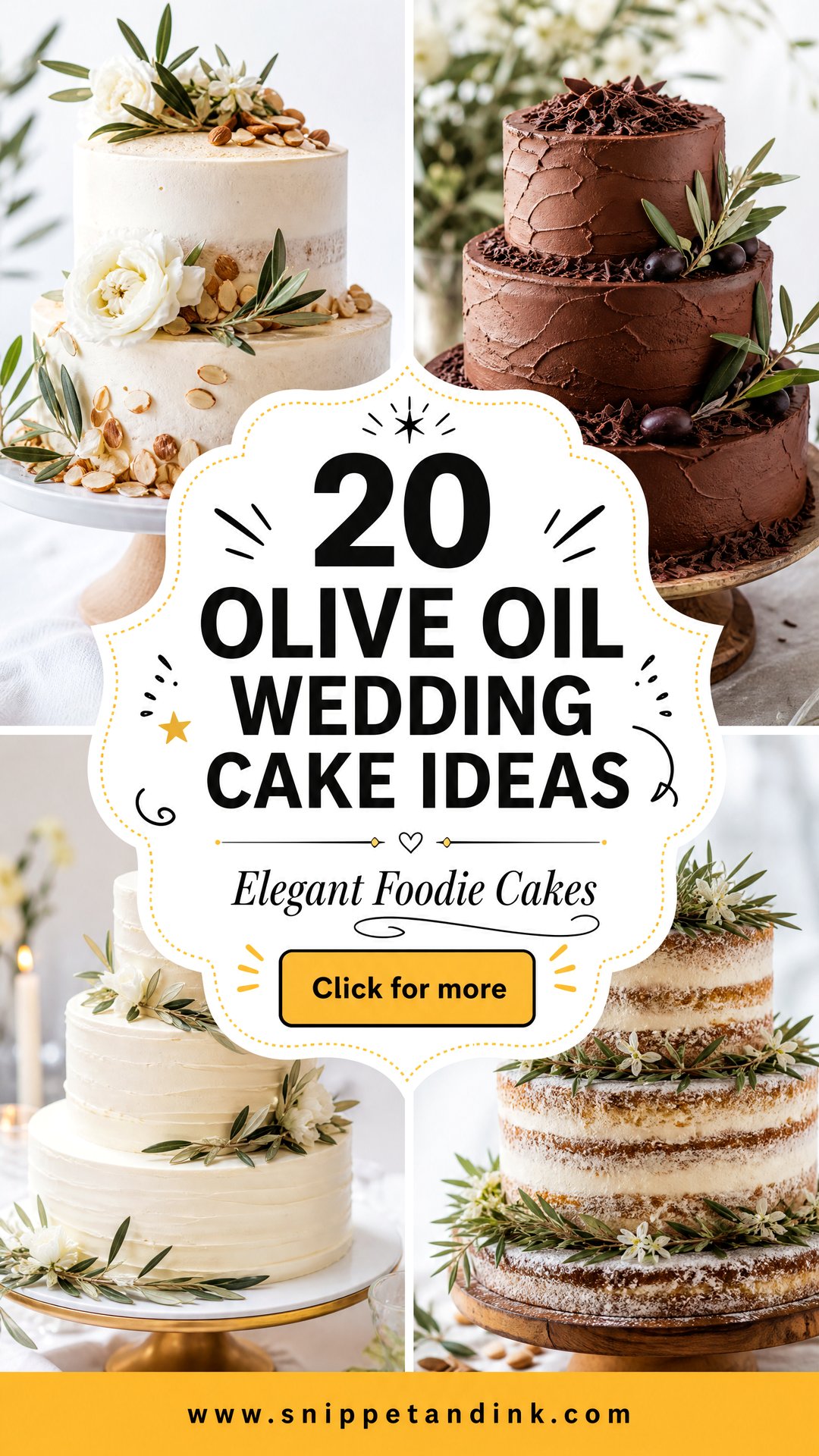 20 Olive Oil Wedding Cake Ideas for Elegant Foodie Couples - 20 Olive Oil Wedding Cake Ideas for Elegant Foodie Couples