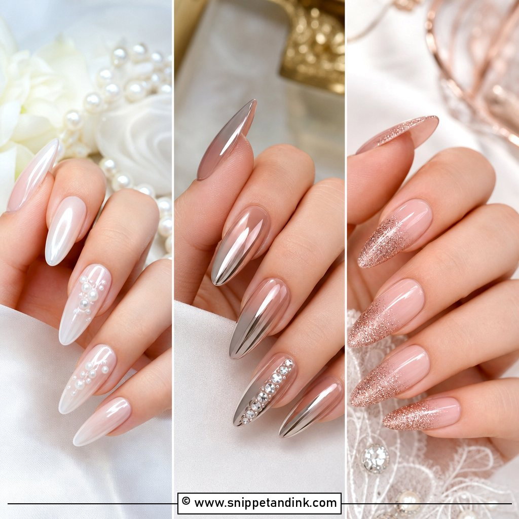 20 Ombre Bridal Nails for a Soft Modern Wedding Look