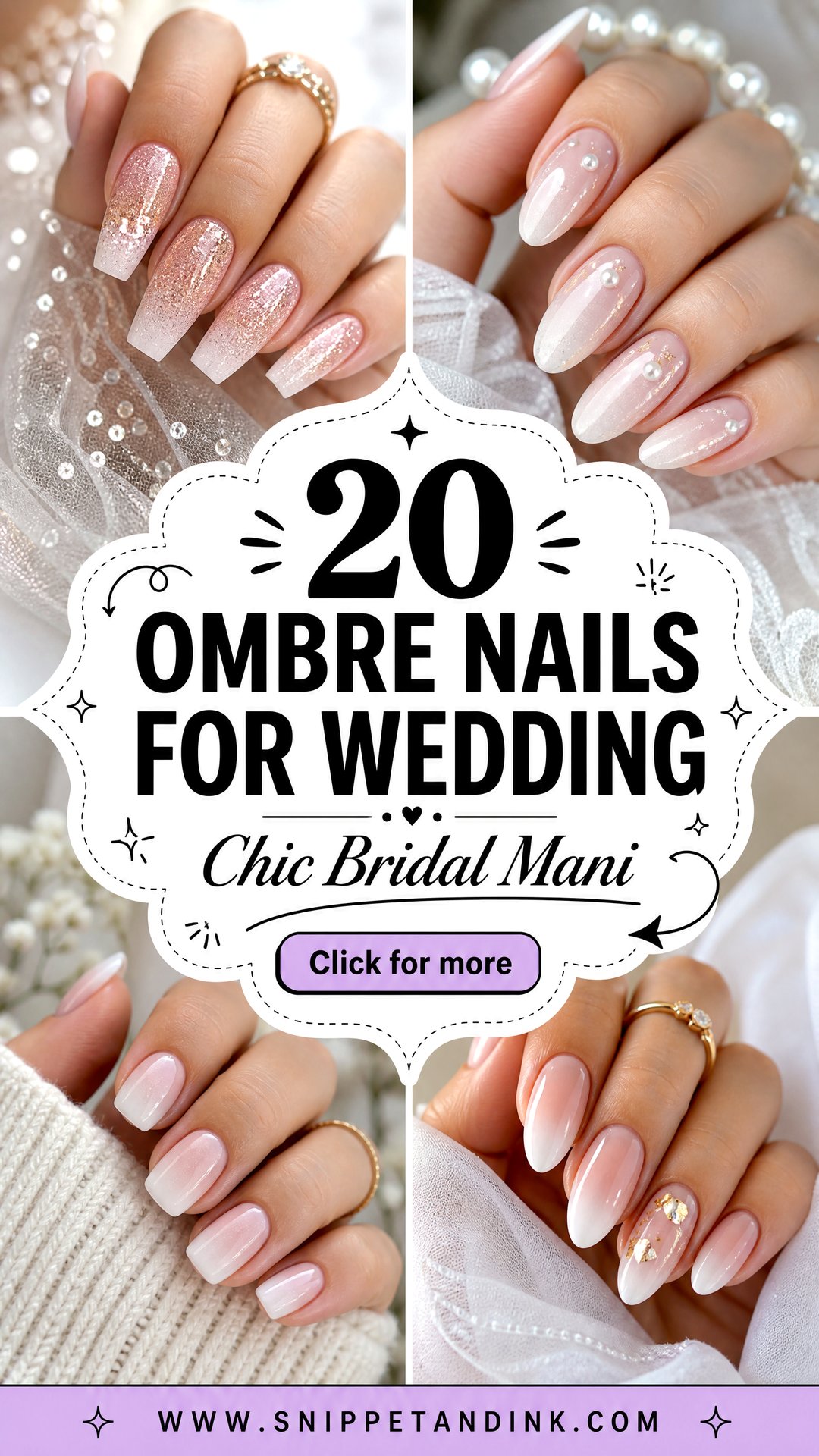 20 Ombre Nails for Wedding Chic Looks Brides Will Love - 20 Ombre Nails for Wedding: Chic Looks Brides Will Love