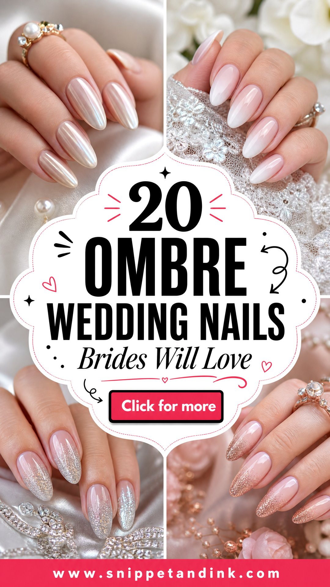 20 Ombre Wedding Nails Brides Will Love This Season - 20 Ombre Wedding Nails Brides Will Love This Season