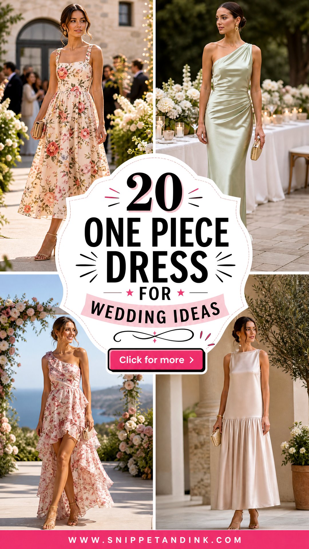 20 One Piece Dress for Wedding Ideas for Effortless Style - 20 One Piece Dress for Wedding Ideas for Effortless Style
