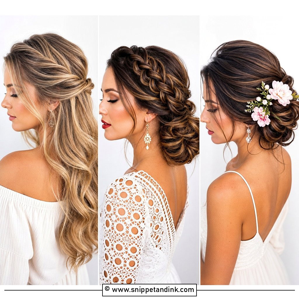 20 One Side Up Wedding Hair Ideas for Elegant Brides