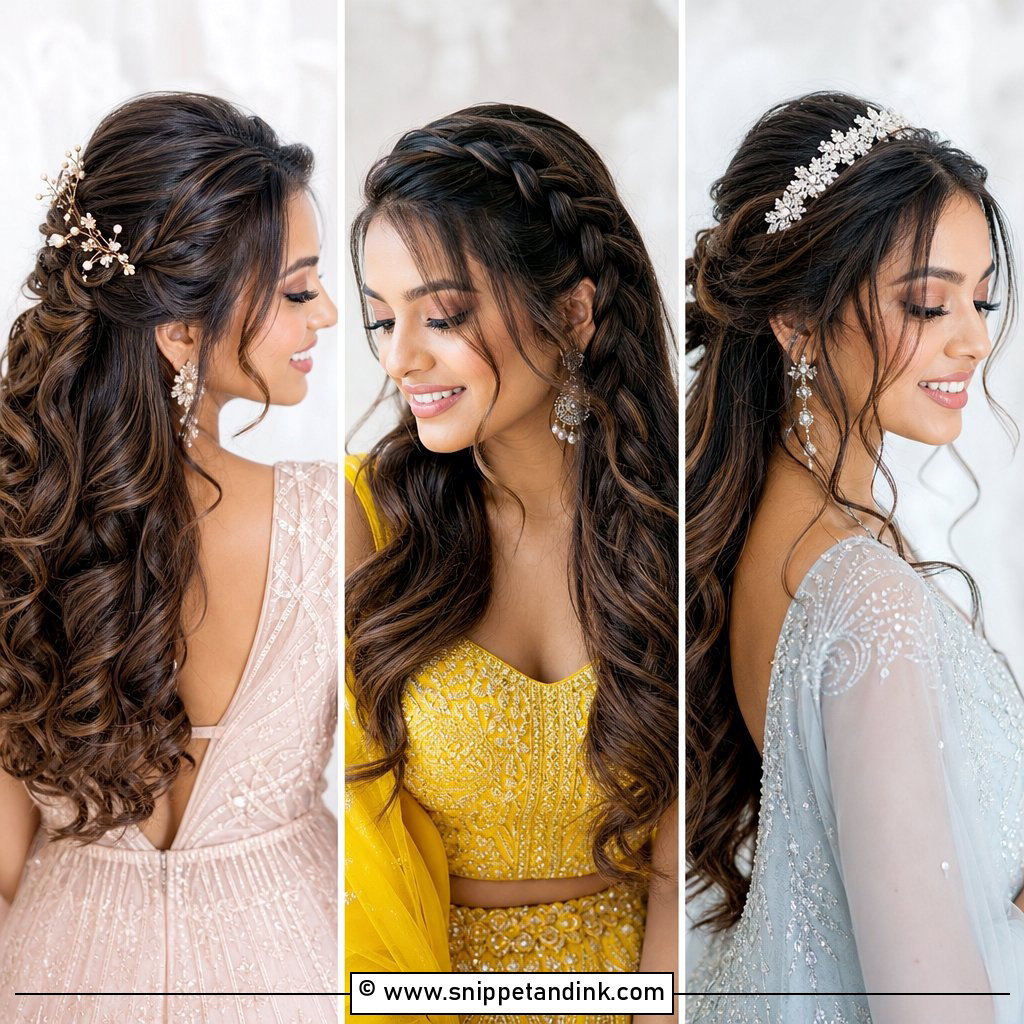 20 Open Bridal Hairstyle Ideas for Soft Wedding Glam