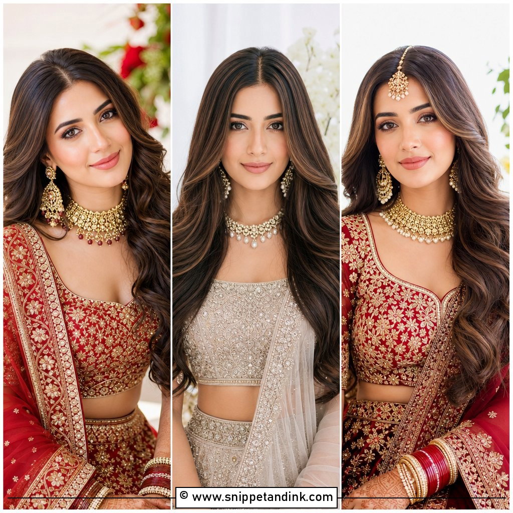 20 Open Hair Bridal Hairstyle Ideas for Modern Brides