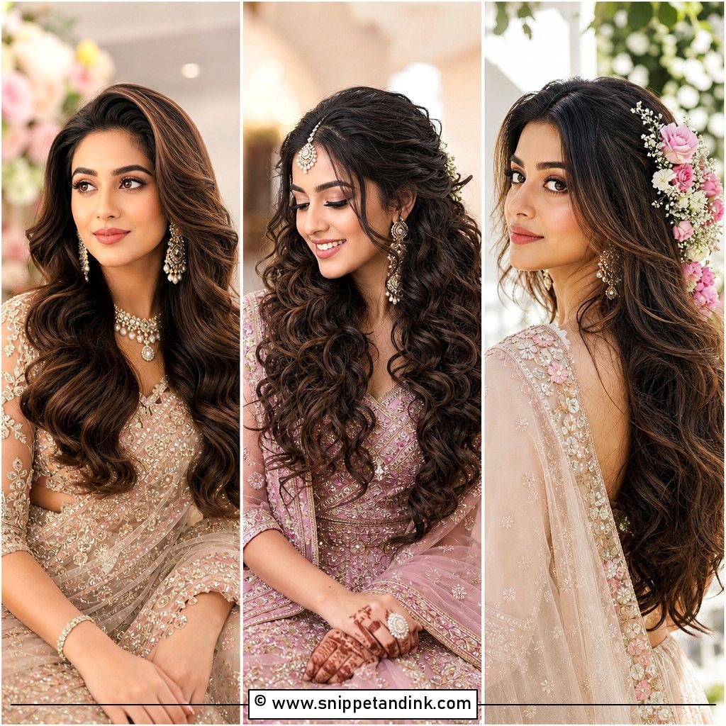 20 Open Hair Hairstyle for Wedding Ideas Brides Love