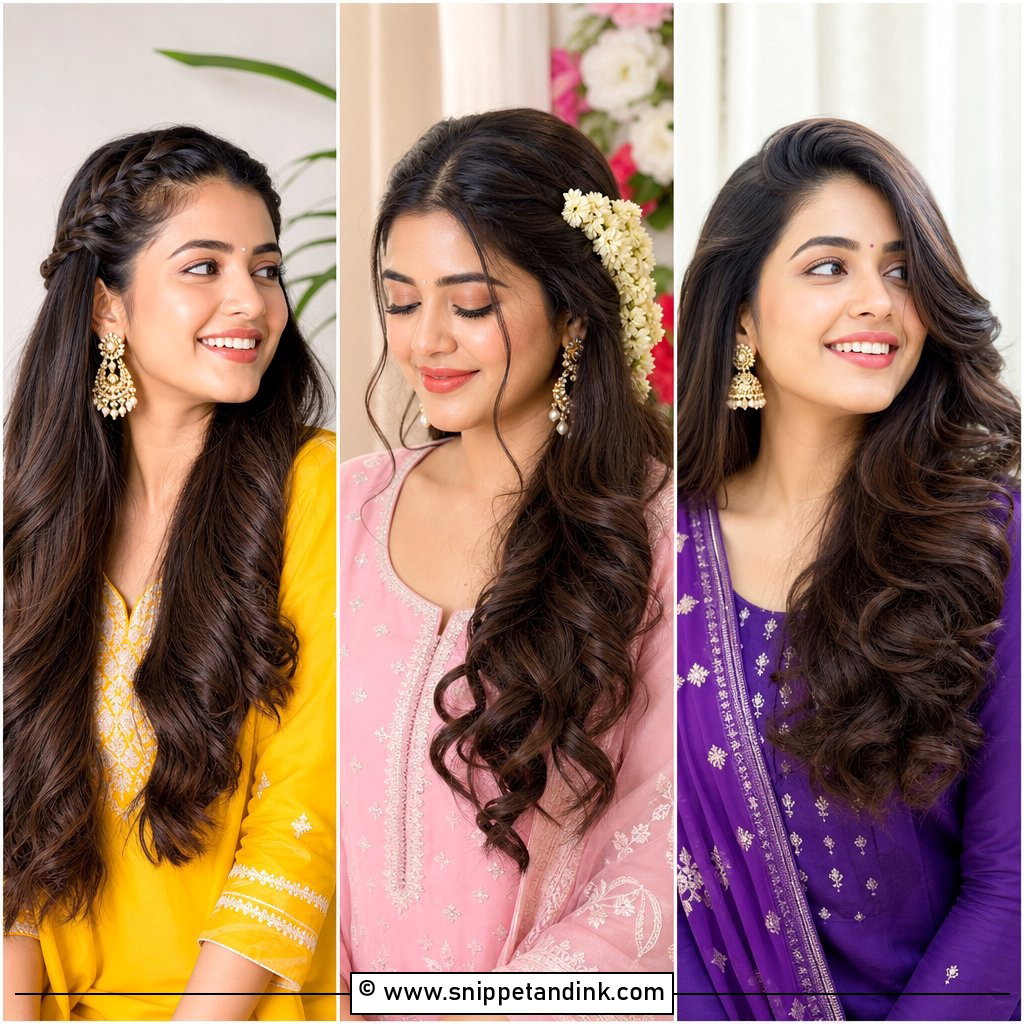 20 Open Hairstyle for Wedding Functions Ideas to Try