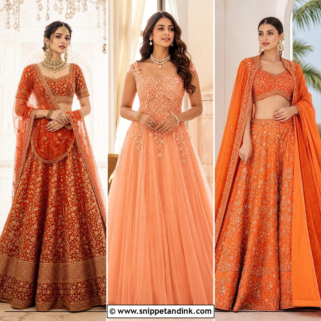 20 Orange Bridal Dress Ideas: Fresh 2025 Looks for Modern Brides