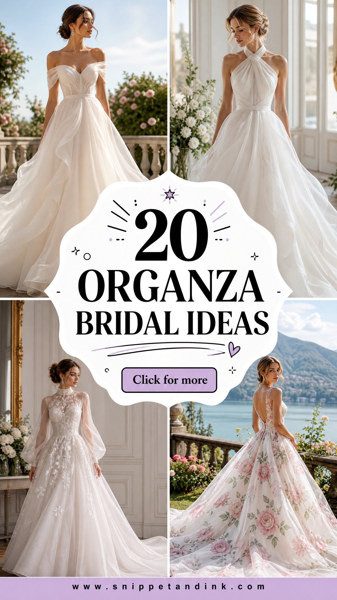 20 Organza Bridal Ideas Elegant 2025 Looks for Every Bride - 20 Organza Bridal Ideas: Elegant 2025 Looks for Every Bride