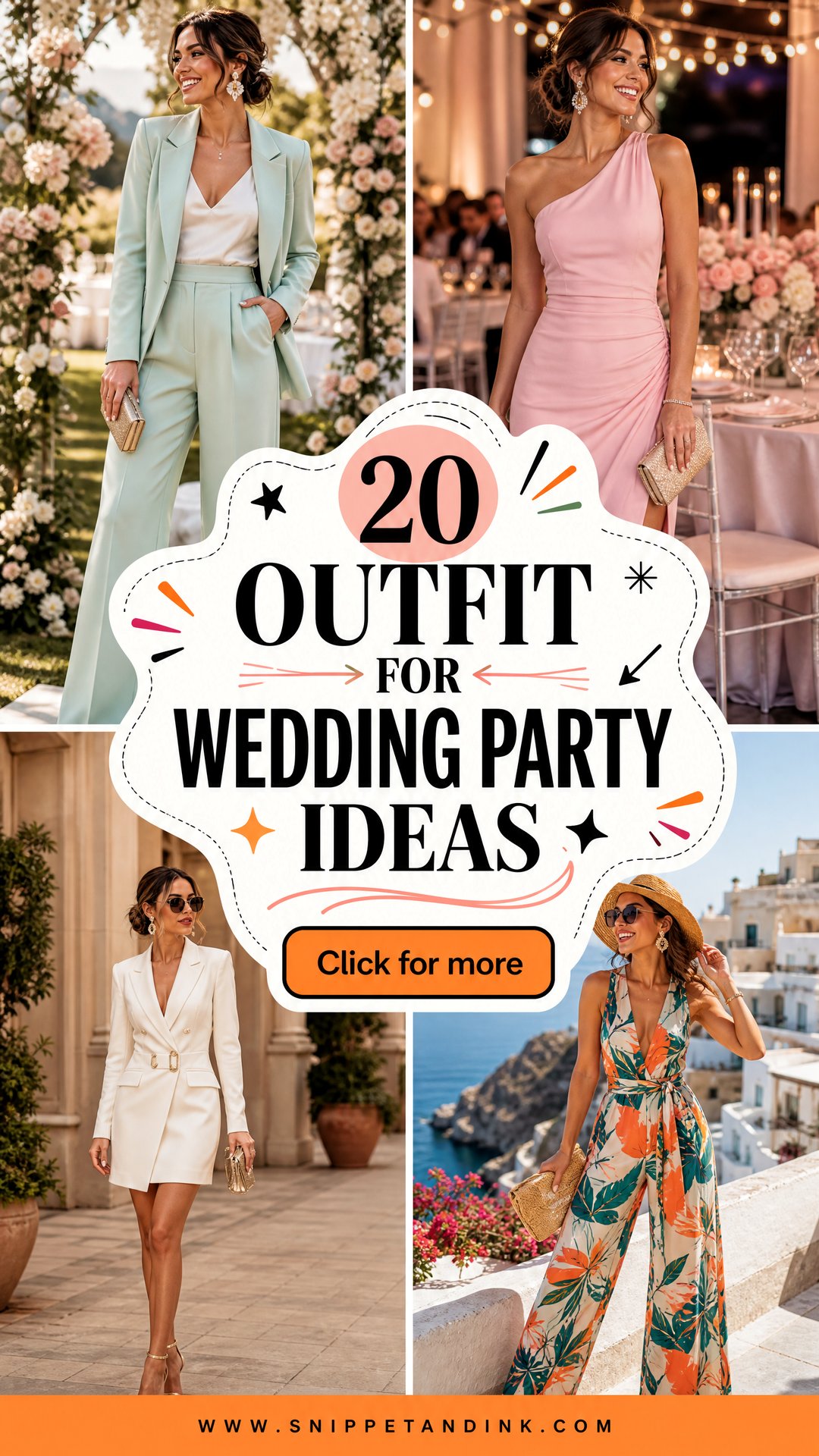 20 Outfit for Wedding Party Ideas for a Picture-Perfect Day - 20 Outfit for Wedding Party Ideas for a Picture-Perfect Day