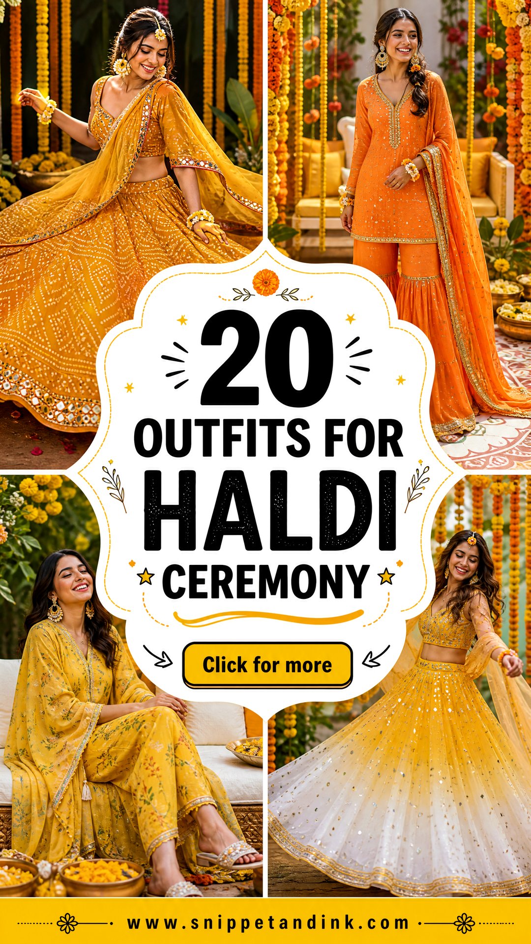20 Outfits for Haldi Ceremony That Look Vibrant in Photos - 20 Outfits for Haldi Ceremony That Look Vibrant in Photos