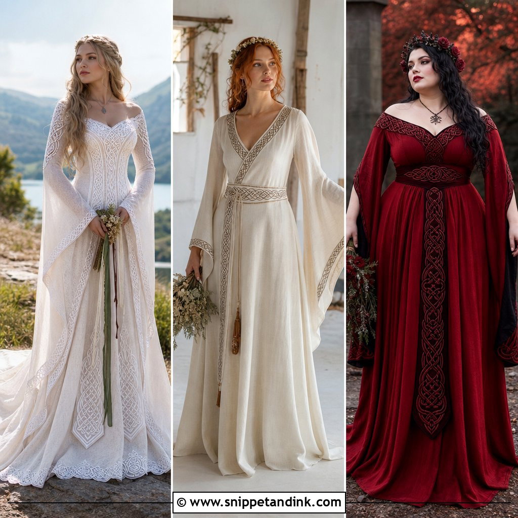 20 Pagan Wedding Dress Ideas for an Enchanted Ceremony