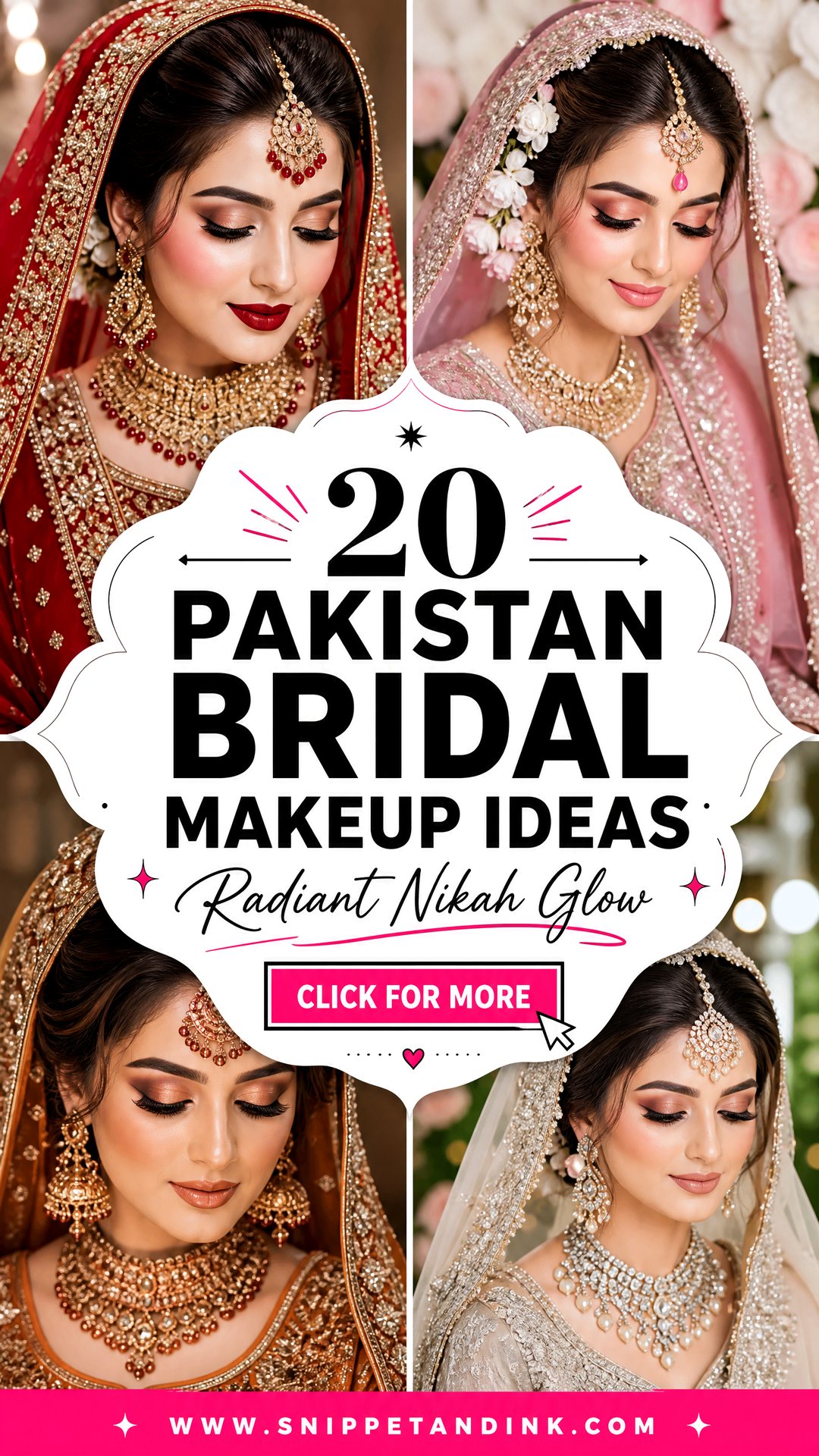 20 Pakistan Bridal Makeup Ideas for a Radiant Nikah Glow - 20 Pakistan Bridal Makeup Ideas for a Radiant Nikah Glow
