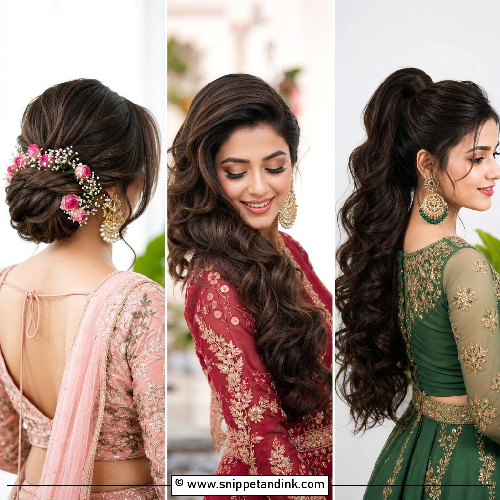 20 Pakistani Baraat Hairstyles for a Regal Wedding Look