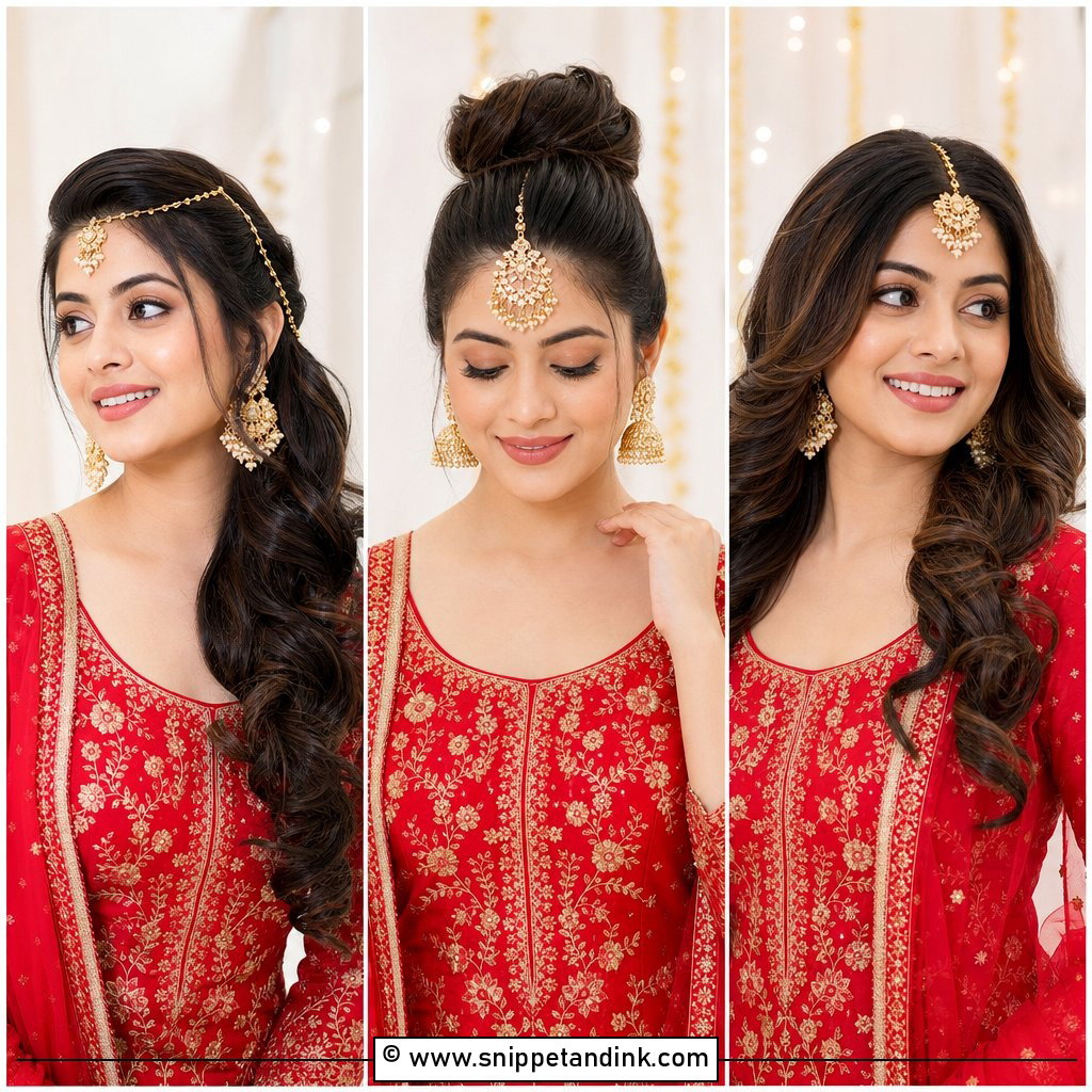 20 Pakistani Barat Bridal Hair Styles For A Regal Look