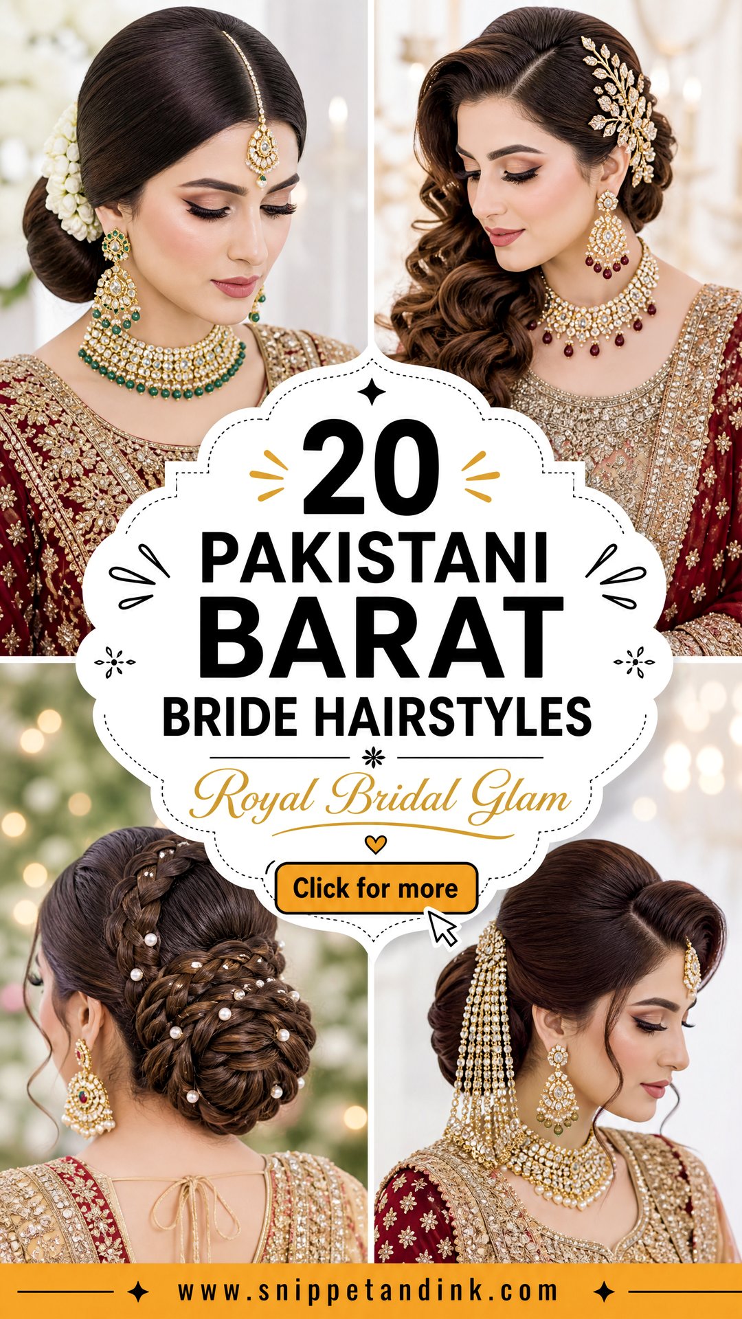 20 Pakistani Barat Bride Hairstyles For Royal Bridal Glam - 20 Pakistani Barat Bride Hairstyles For Royal Bridal Glam