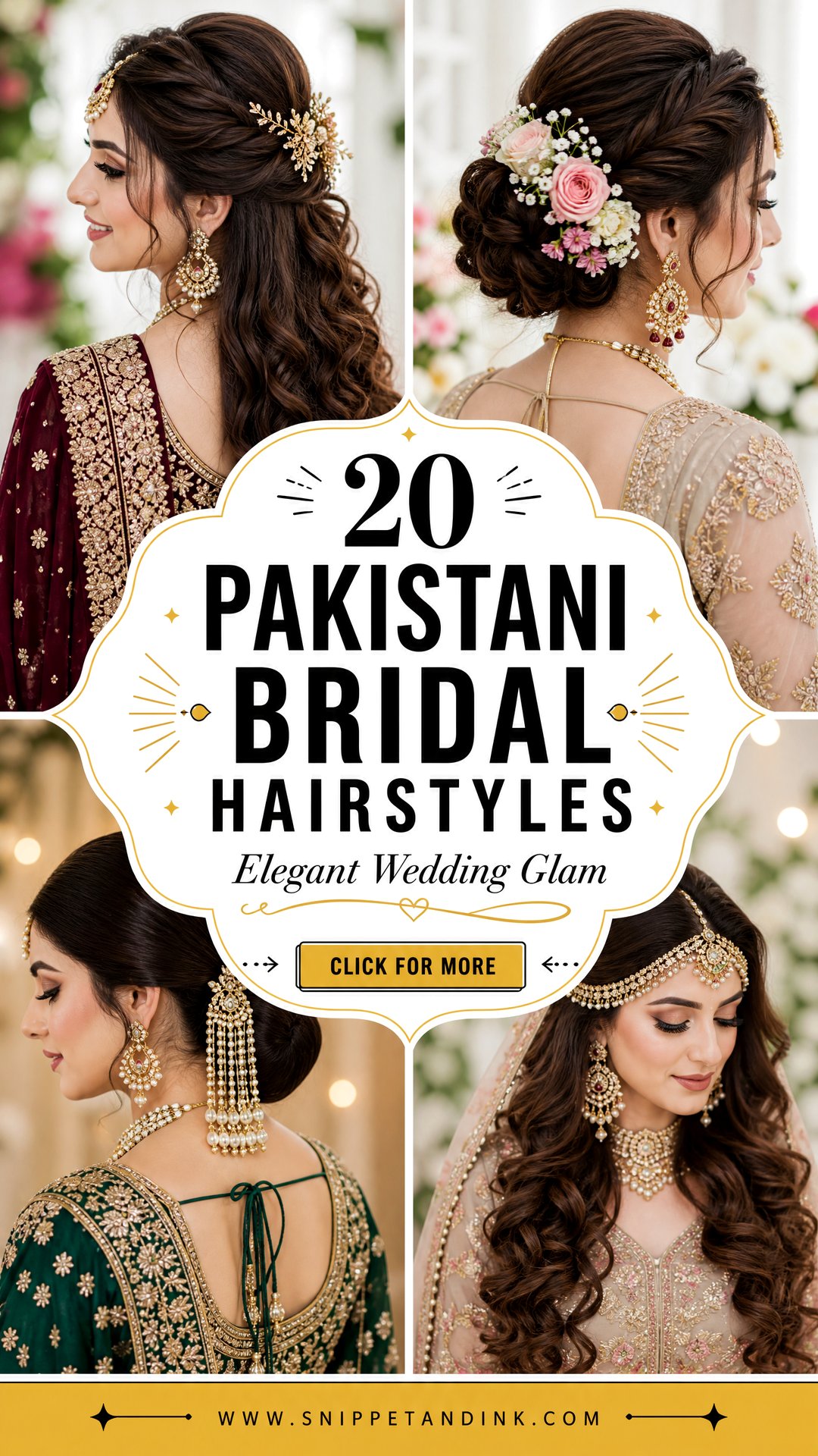 20 Pakistani Bridal Hairstyles For Elegant Wedding Glam - 20 Pakistani Bridal Hairstyles For Elegant Wedding Glam