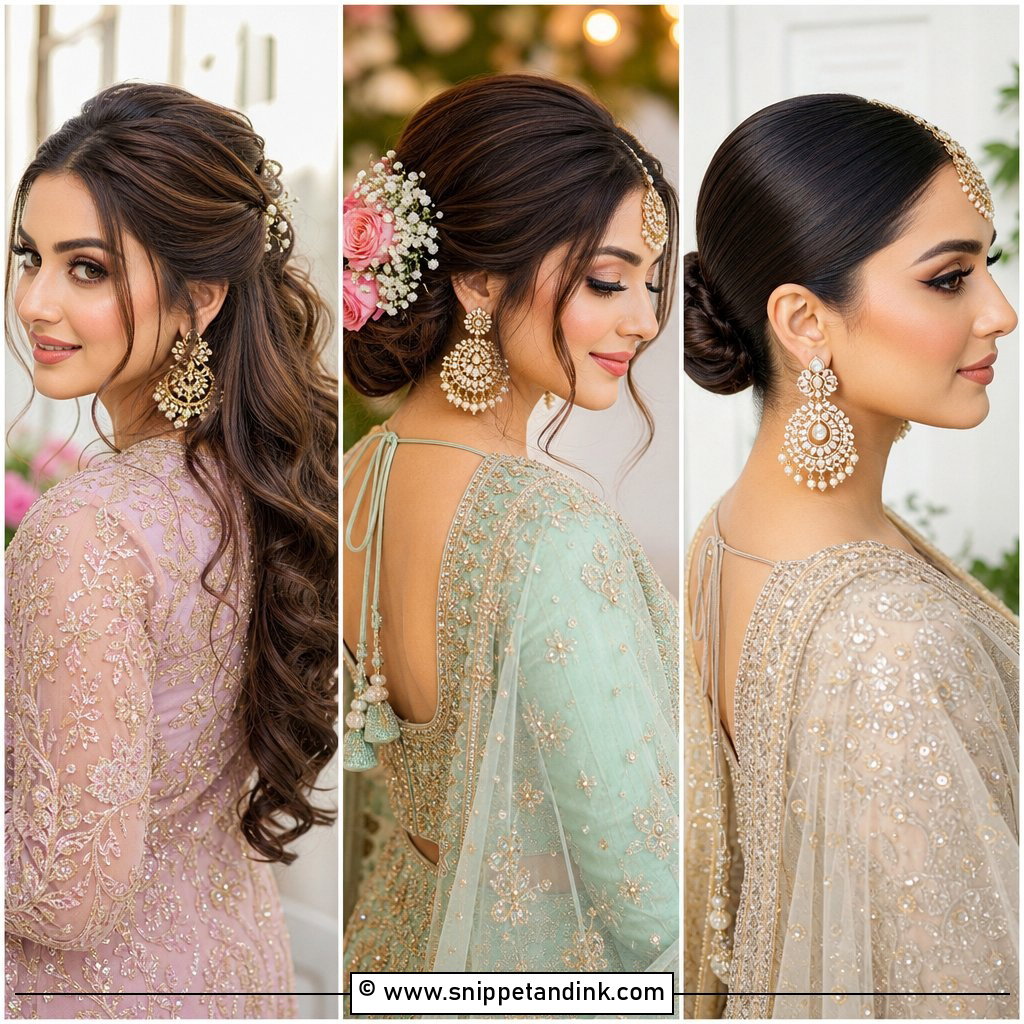 20 Pakistani Bridal Hairstyles For Elegant Wedding Glam