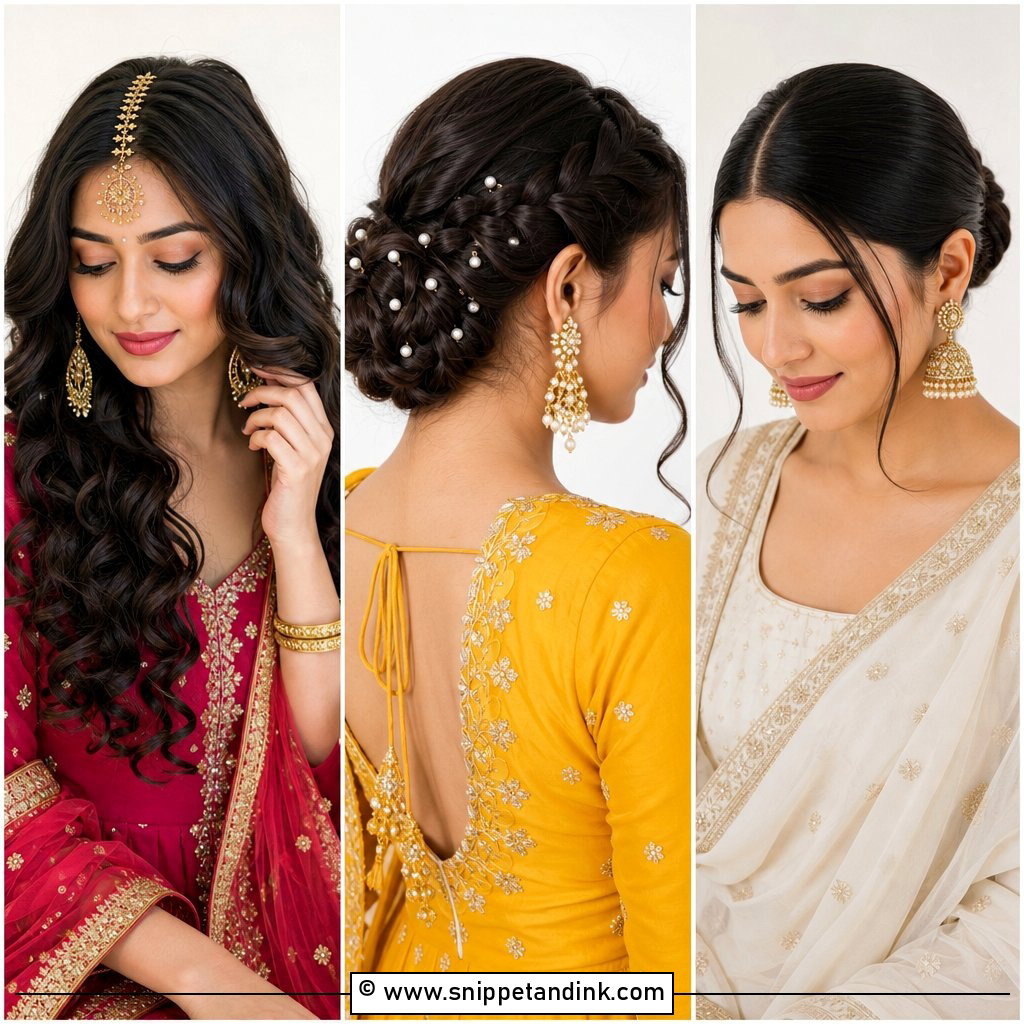 20 Pakistani Bridal Hairstyles Nikah For Soft Elegance