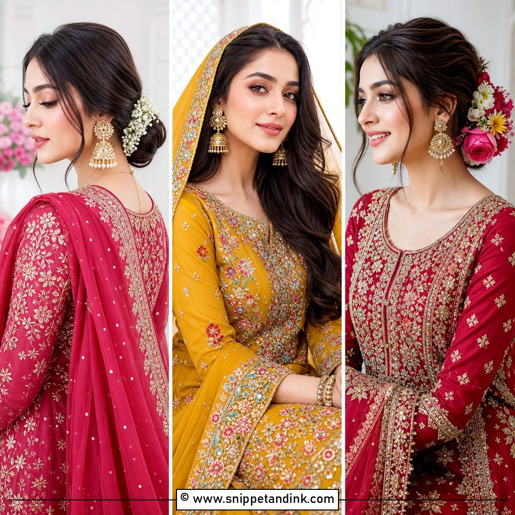 20 Pakistani Bridal Hairstyles with Dupatta For Grace