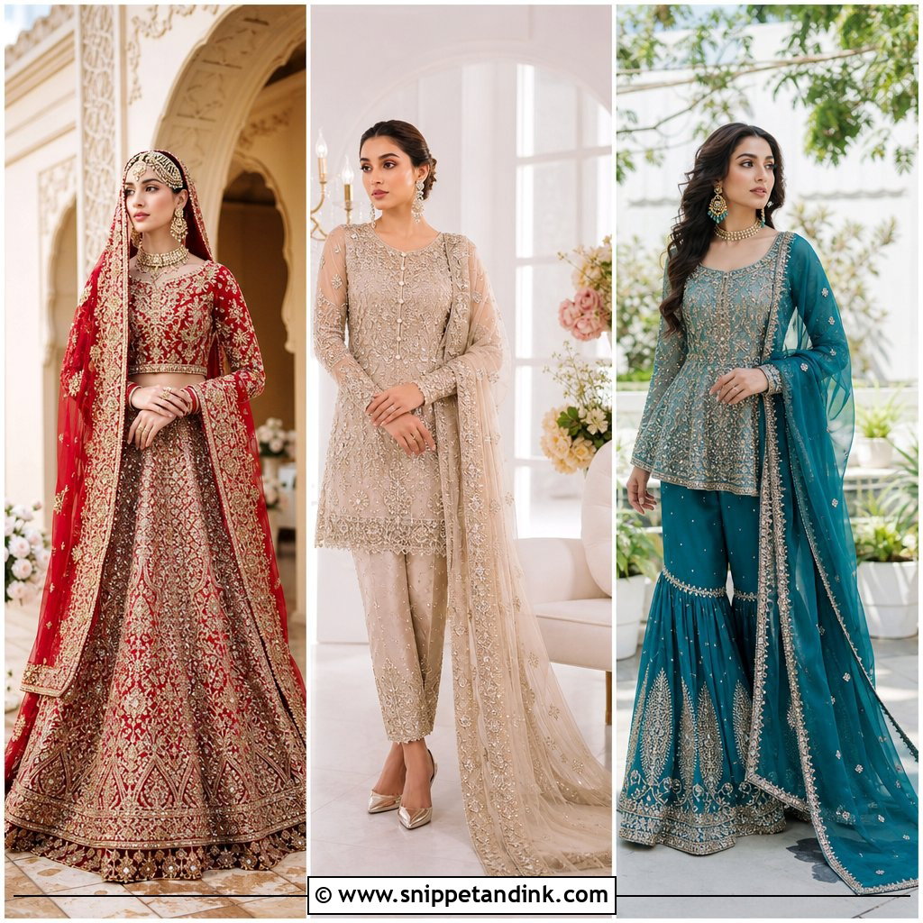 20 Pakistani Bridal Suits Elegant Looks for Modern Brides