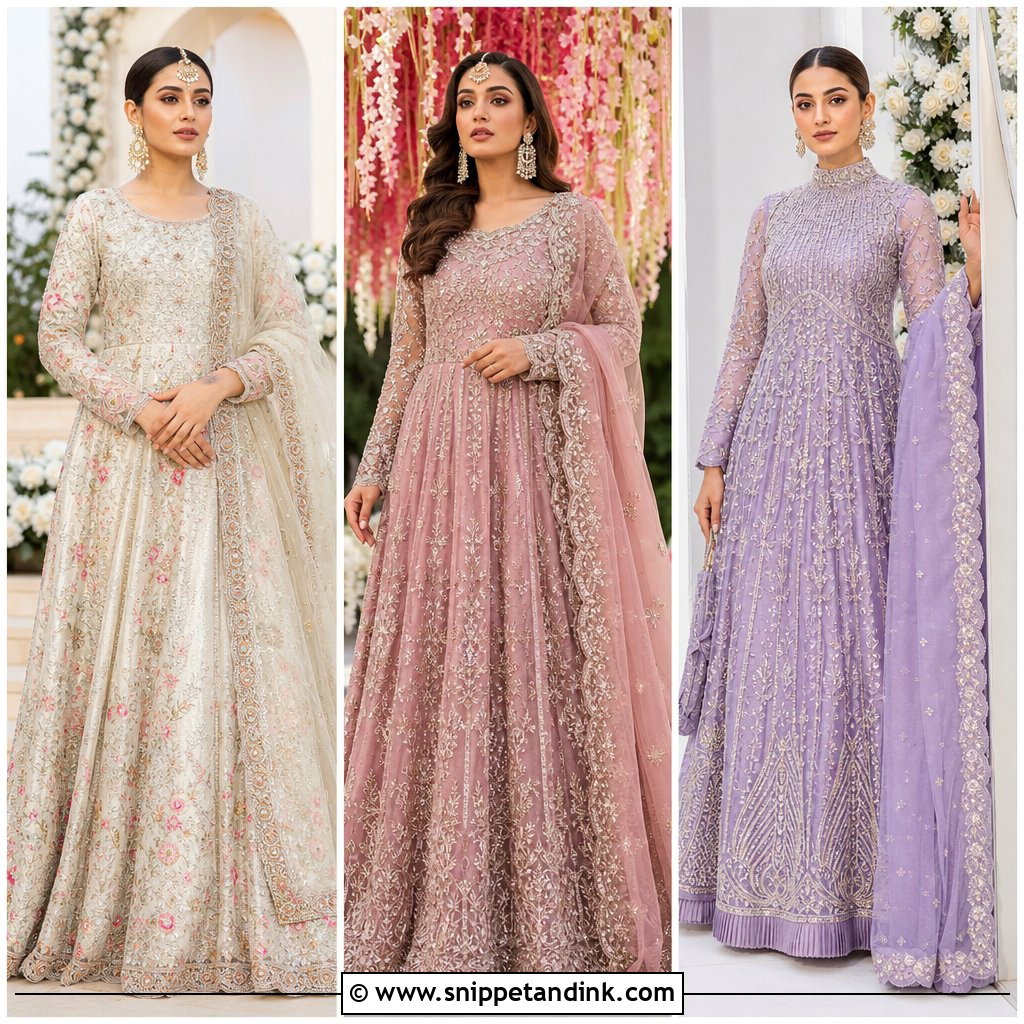 20 Pakistani Bridal Walima Maxi Ideas for an Elegant Look