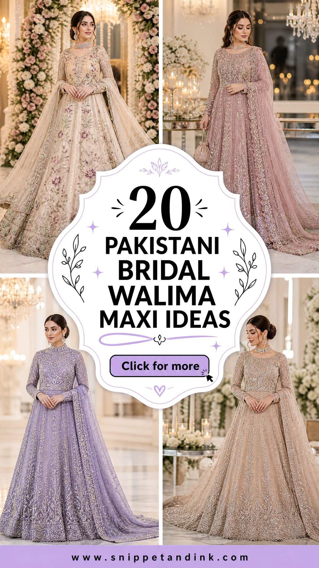 20 Pakistani Bridal Walima Maxi Ideas for an Elegant Look - 20 Pakistani Bridal Walima Maxi Ideas for an Elegant Look