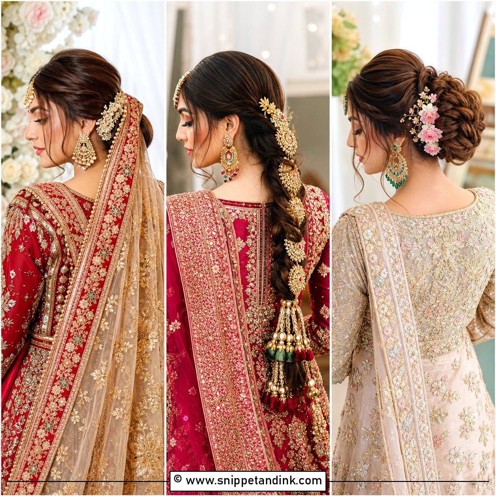 20 Pakistani Bride Hairstyles For A Regal Wedding Look